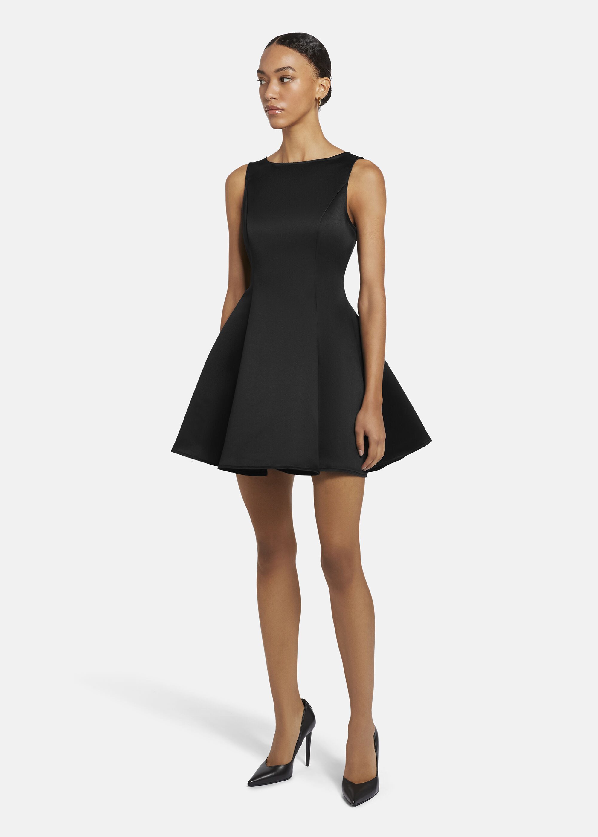 Nicowa Cocktailkleid RASOMI (1-tlg) Satinkleid mit Tellerrock günstig online kaufen