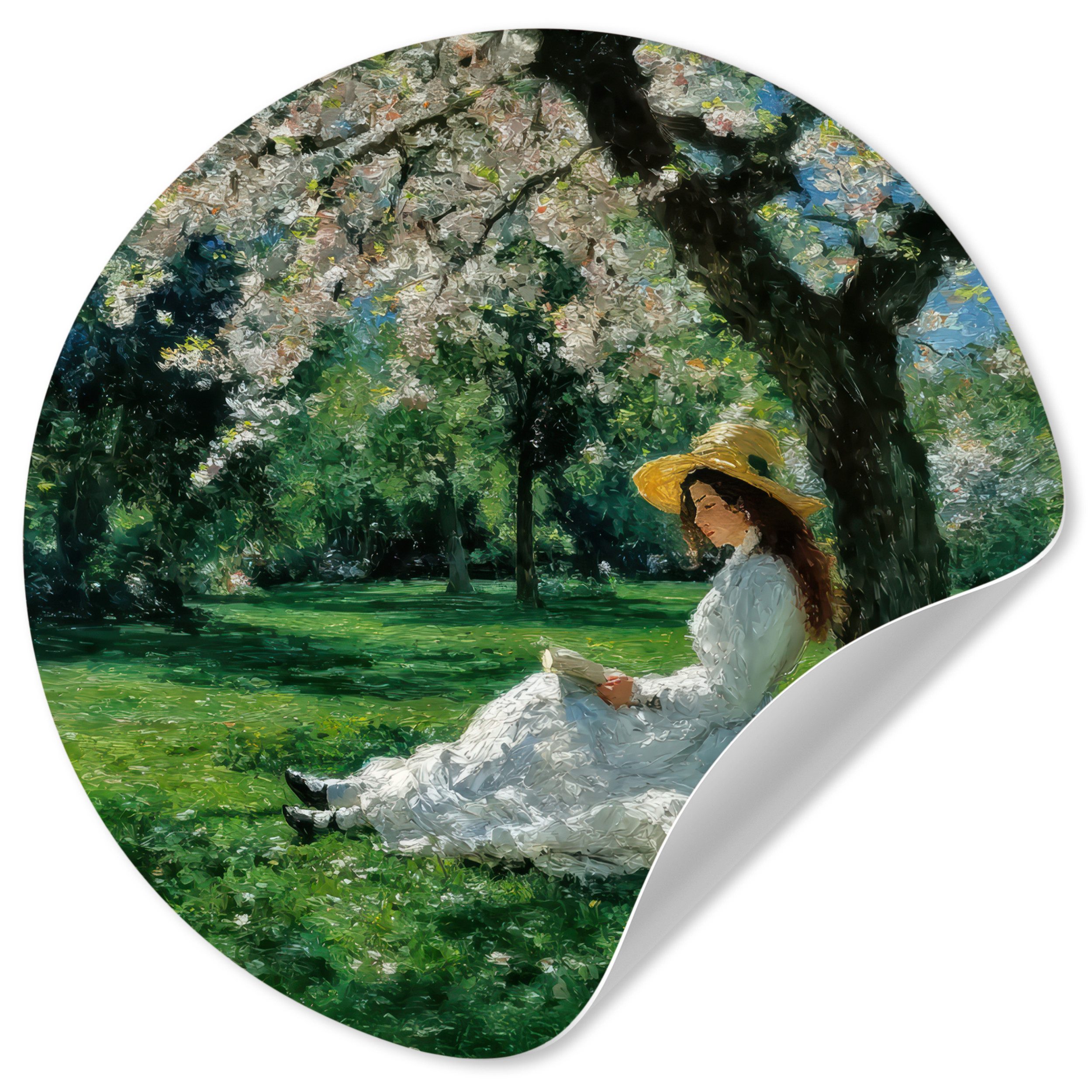 MuchoWow Wandsticker Frau - Baum - günstig online kaufen