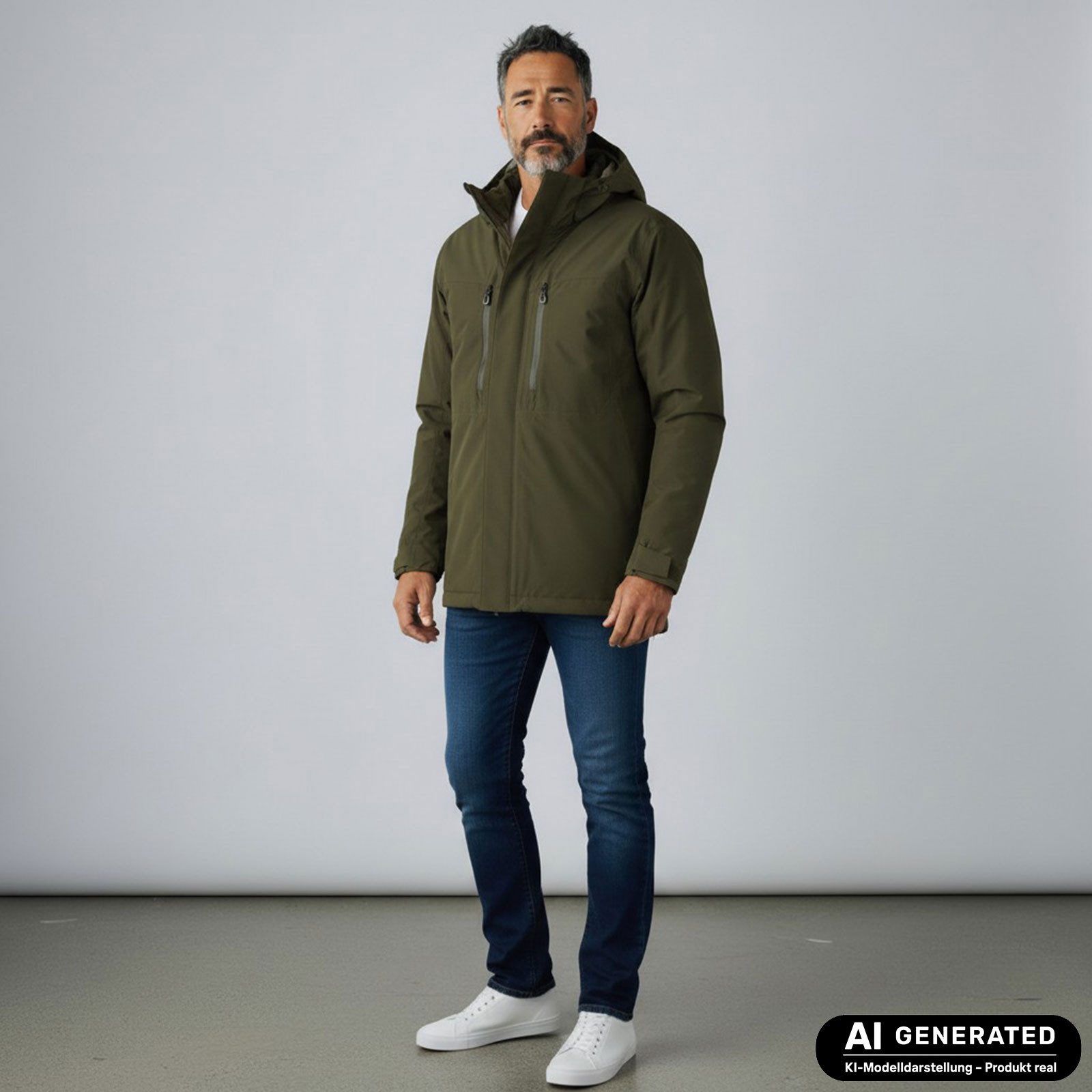 Blue Wave Funktionsjacke Neven Herren Outdoor-Jacke Neven mit abnehmbarer Kapuze - Wasserdicht – Bild 3 von 5