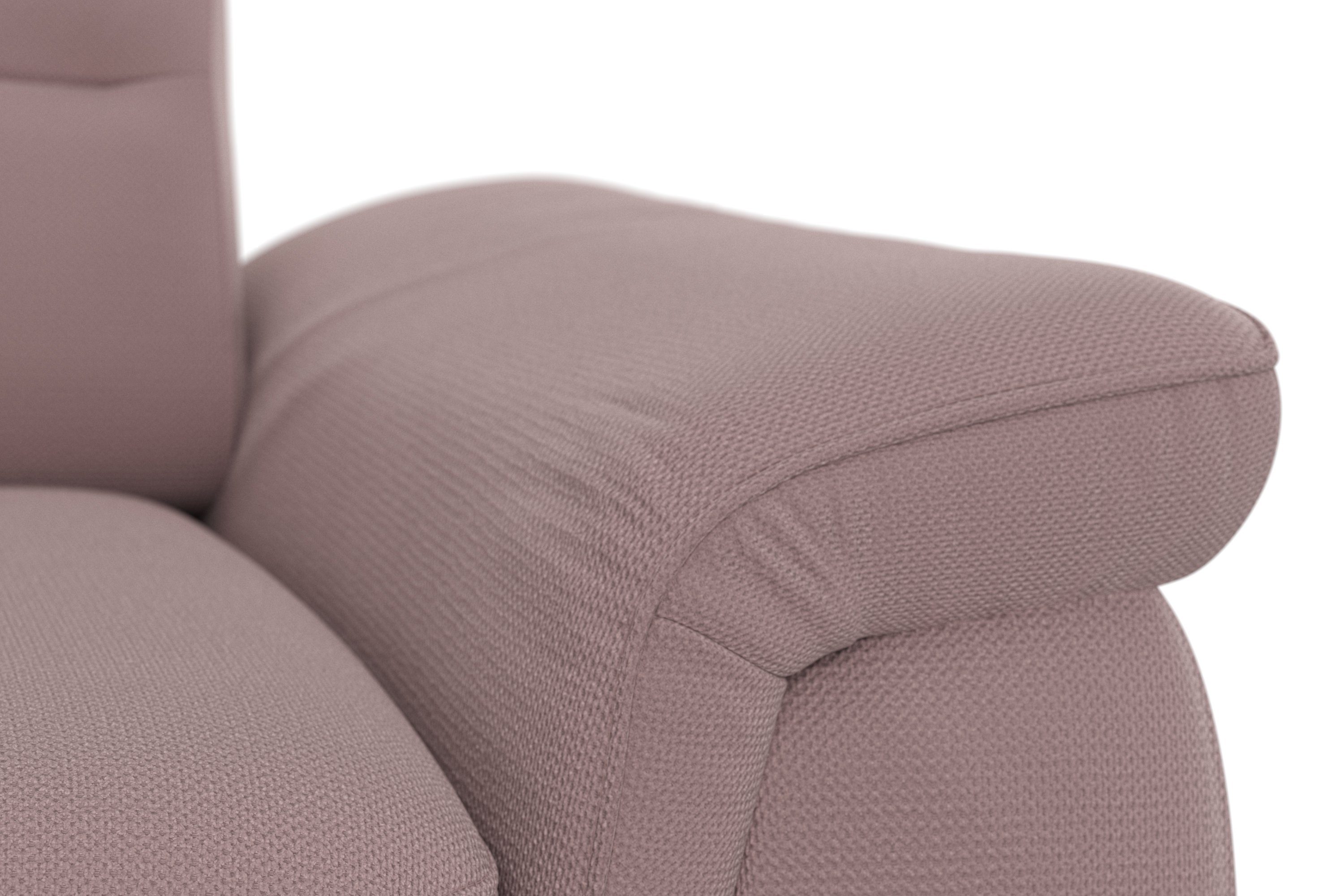 sit&more Ecksofa Sinatra, mit Recamiere, und mit Armteilfunktion optional Kopfteilverstellung