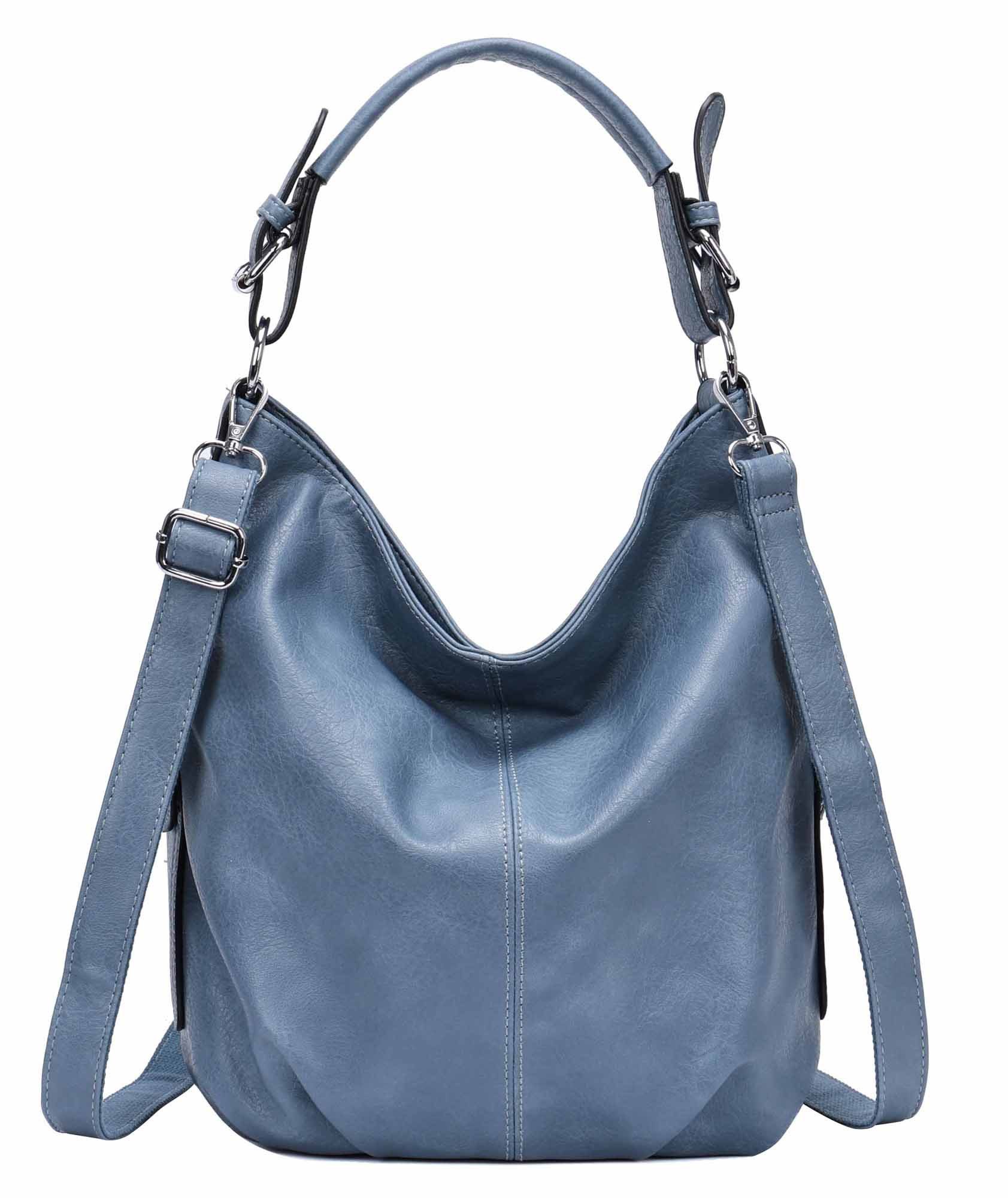 ITALYSHOP24 Schultertasche DAMEN SHOPPER Hobo Bag günstig online kaufen