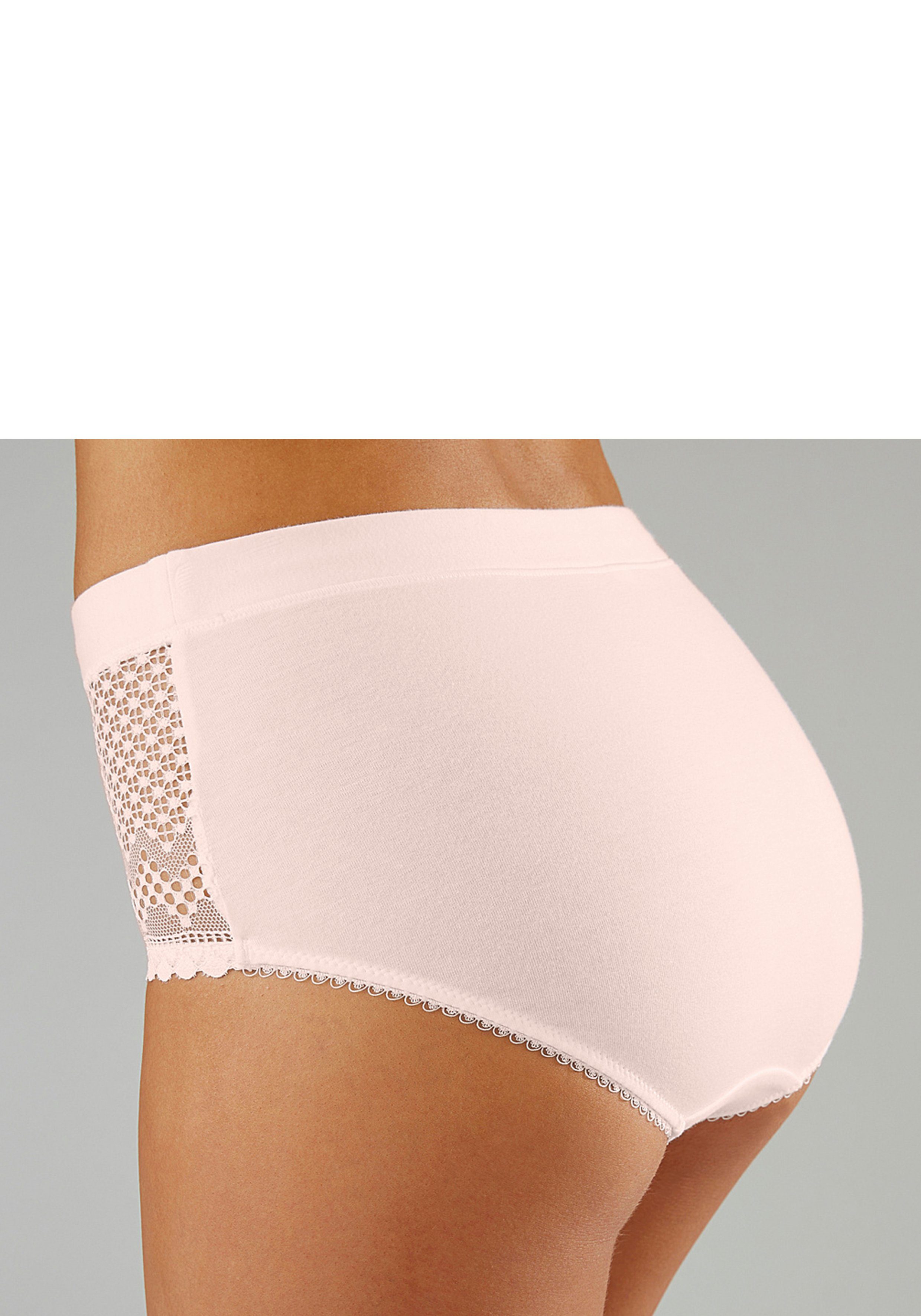 LASCANA Bio-Baumwolle puder aus Slip