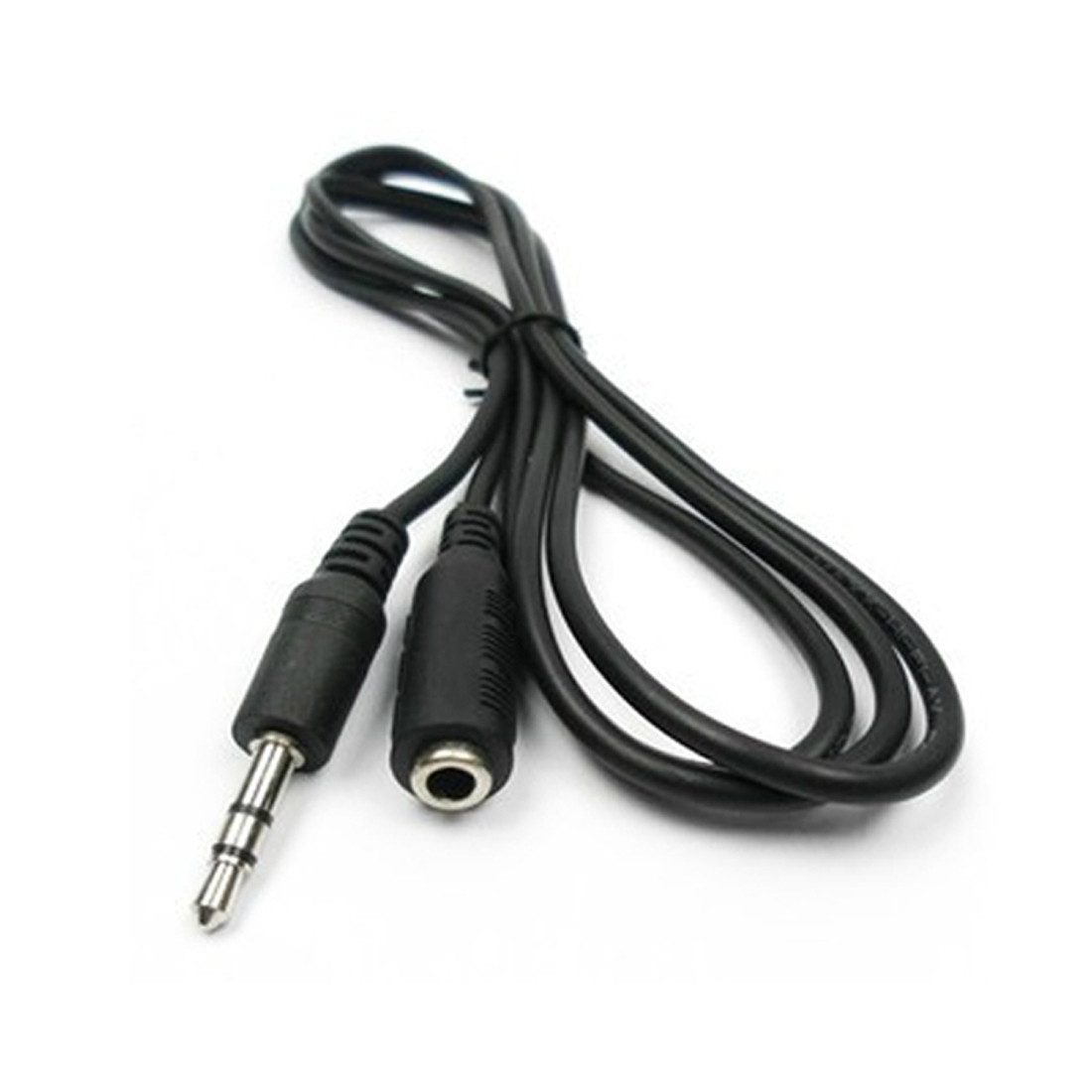 Bolwins P40 3.5mm Verlängerung Kopfhörer Audio Verlängerungskabel Aux 1,5m Audio-Kabel, 3,5 mm Stereo Klinkenstecker, 3,5 mm Stereo Klinkenbuchse (150 cm), Plug & Play, einklappbares Design, Stereo-Audio