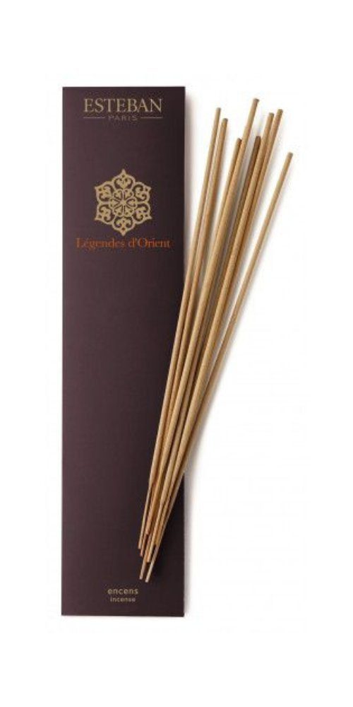 Esteban Räucherstäbchen Legendes d´Orient - 20 Stück, Räucherstäbchen aus Bambus mit einem orientalisch, würzigen Duft
