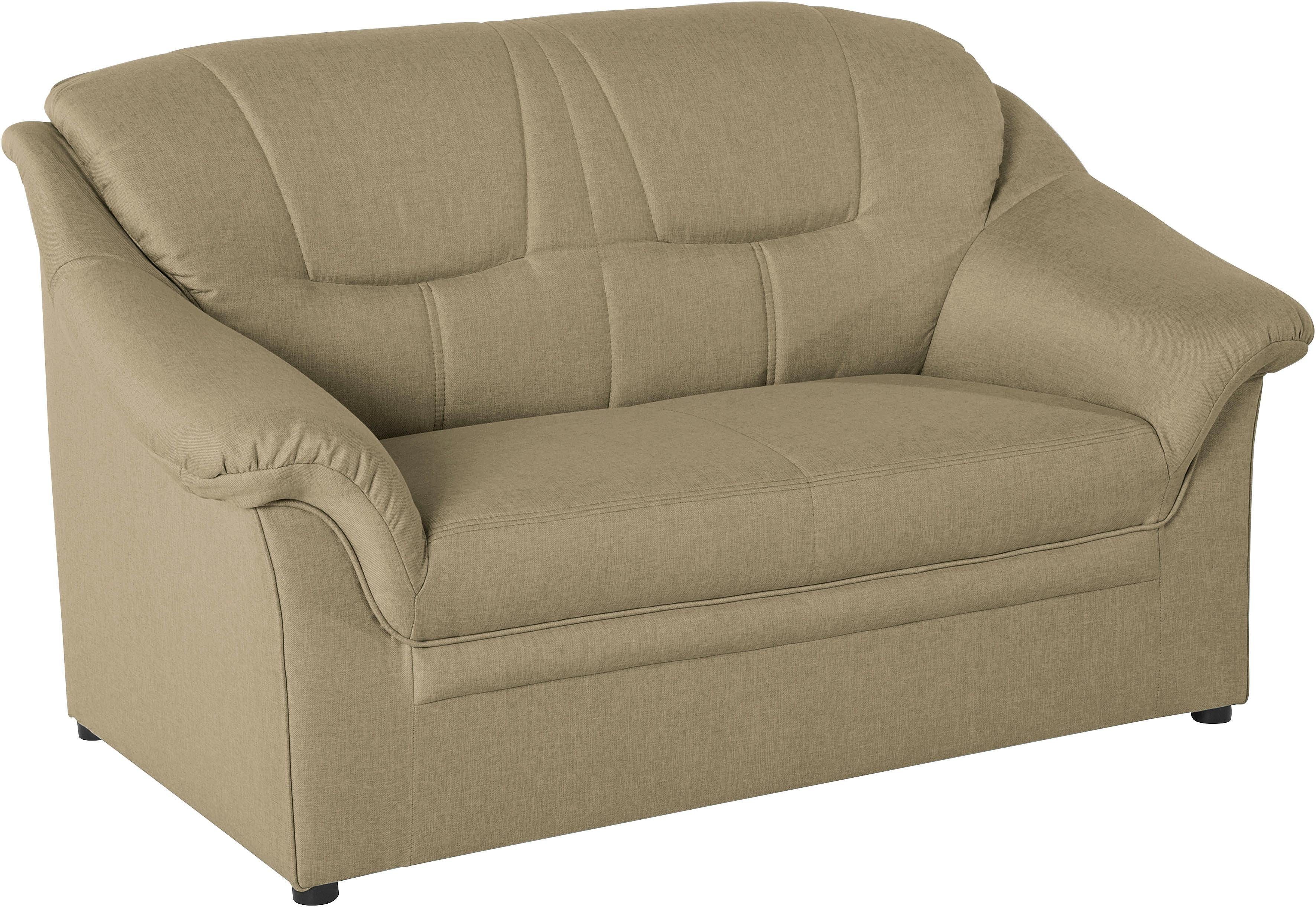 2-Sitzer Mezia kompakt für kleine Räume, Breite 146cm, komfortabel und zeitlos