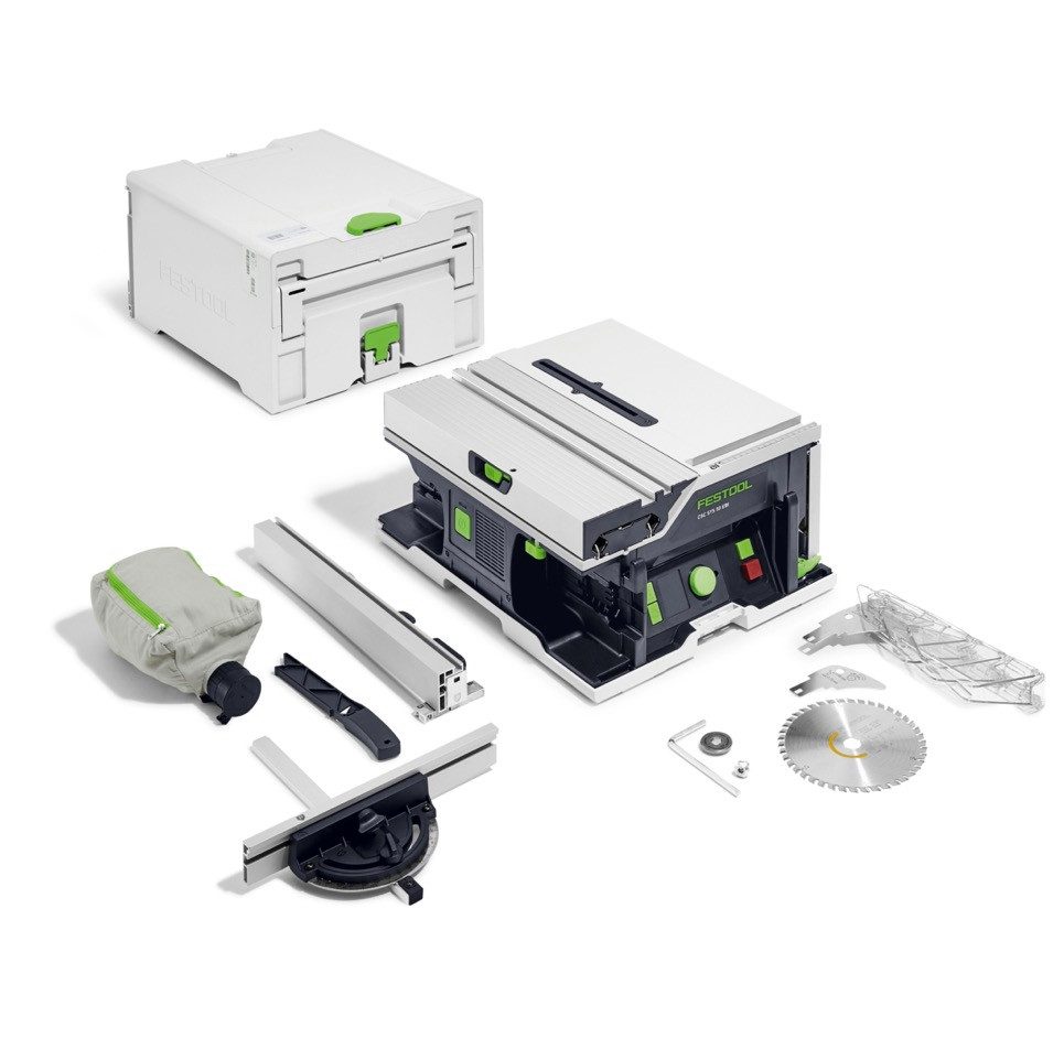 FESTOOL Akku-Tischkreissäge CSC SYS 50 EBI-Basic Akku Tischkreissäge 36 V (2x 18 V) 168 mm