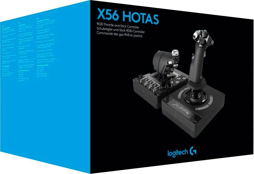 2 Gaming-Adapter, Pro Logitech Logitech Saitek G Rhino X56 Flight cm G