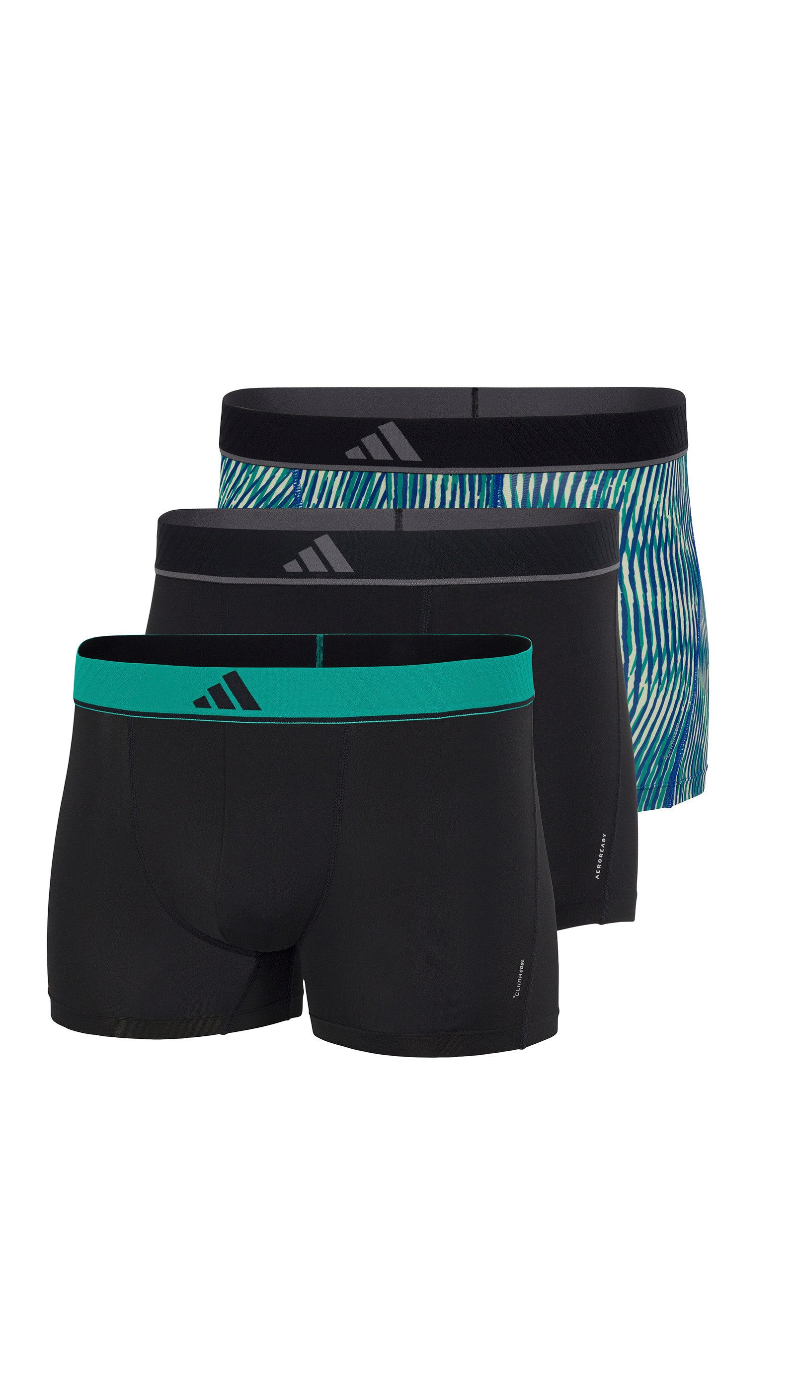 adidas Sportswear Trunk Active Micro Flex (3er Pack) elastischer Bund, weich, Mikrofaser, ohne Eingriff