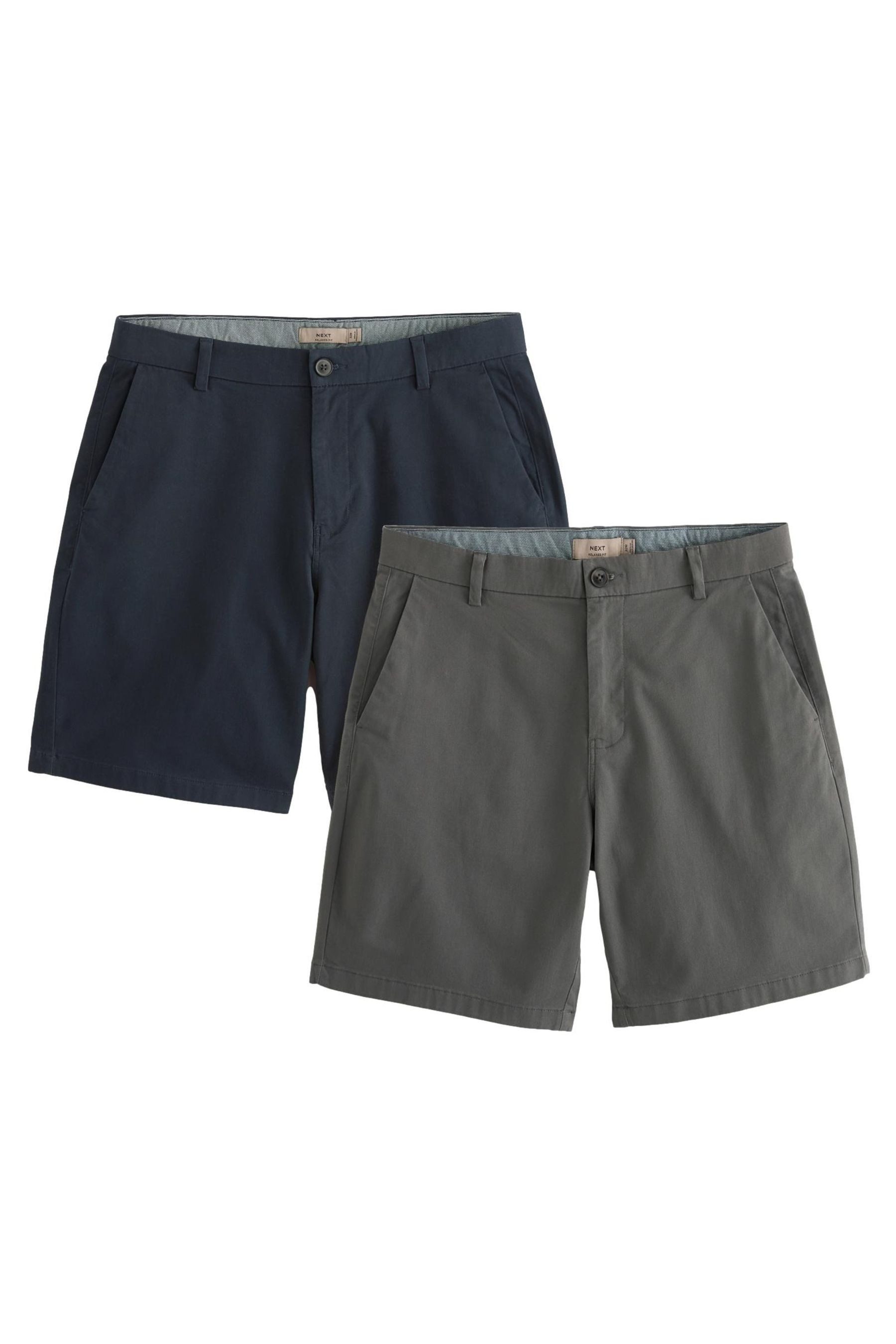 Chinoshorts 2er-Pack Chino-Shorts mit Stretch