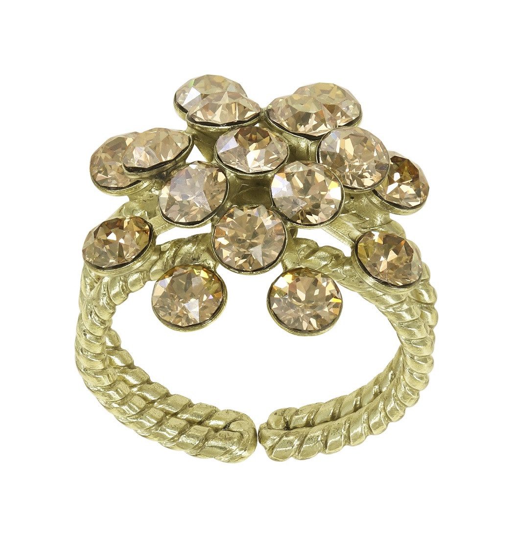 Fingerring Konplott: Ring Magic Fireball shinny brass