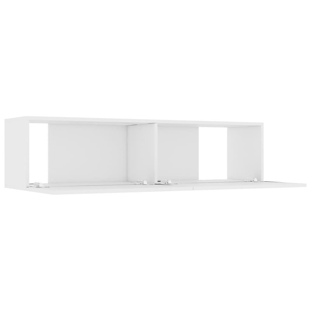 furnicato TV-Schrank cm Weiß 120x30x30 Holzwerkstoff