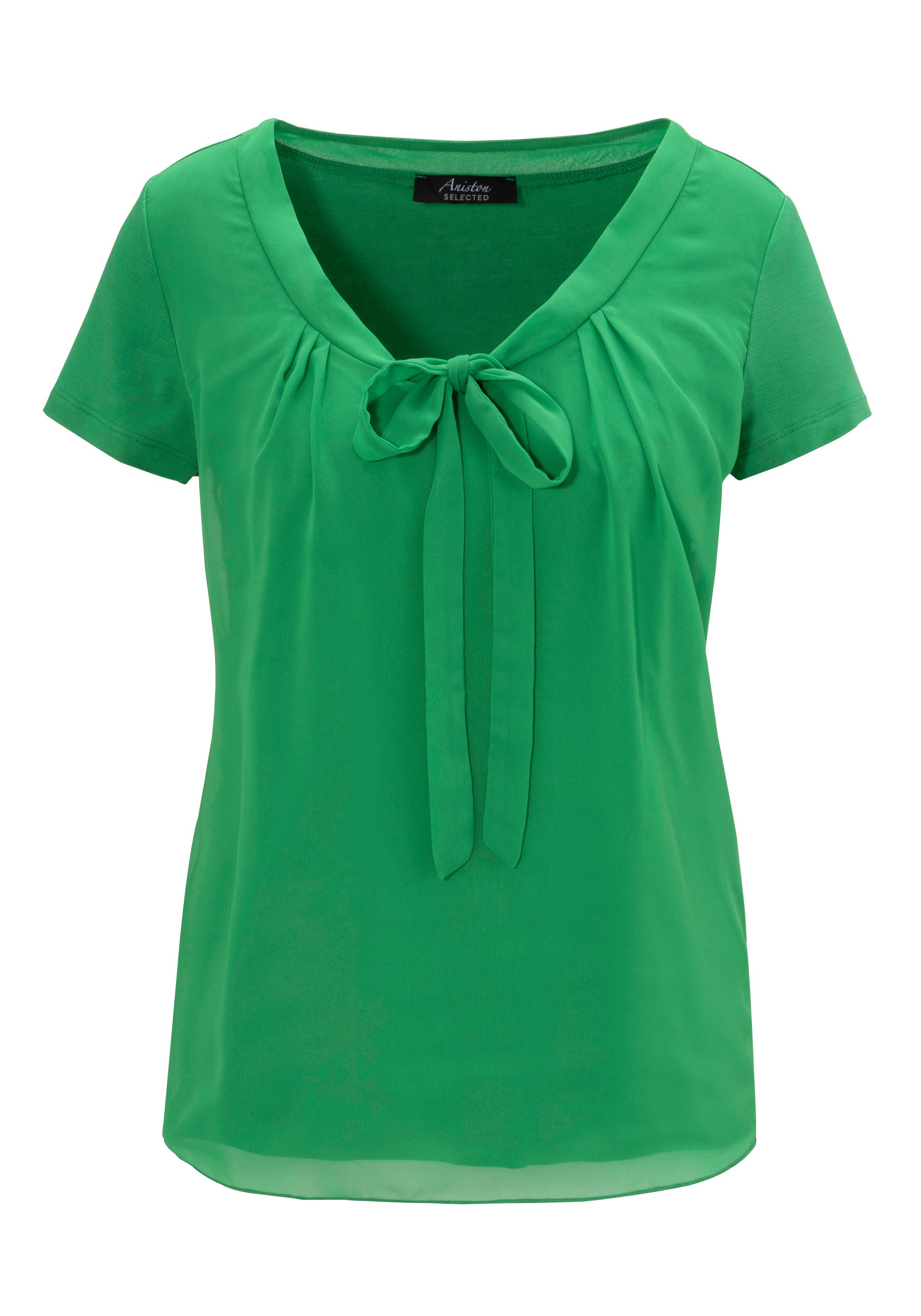 Aniston SELECTED Shirtbluse mit gedoppeltem Vorderteil – Bild 5 von 5