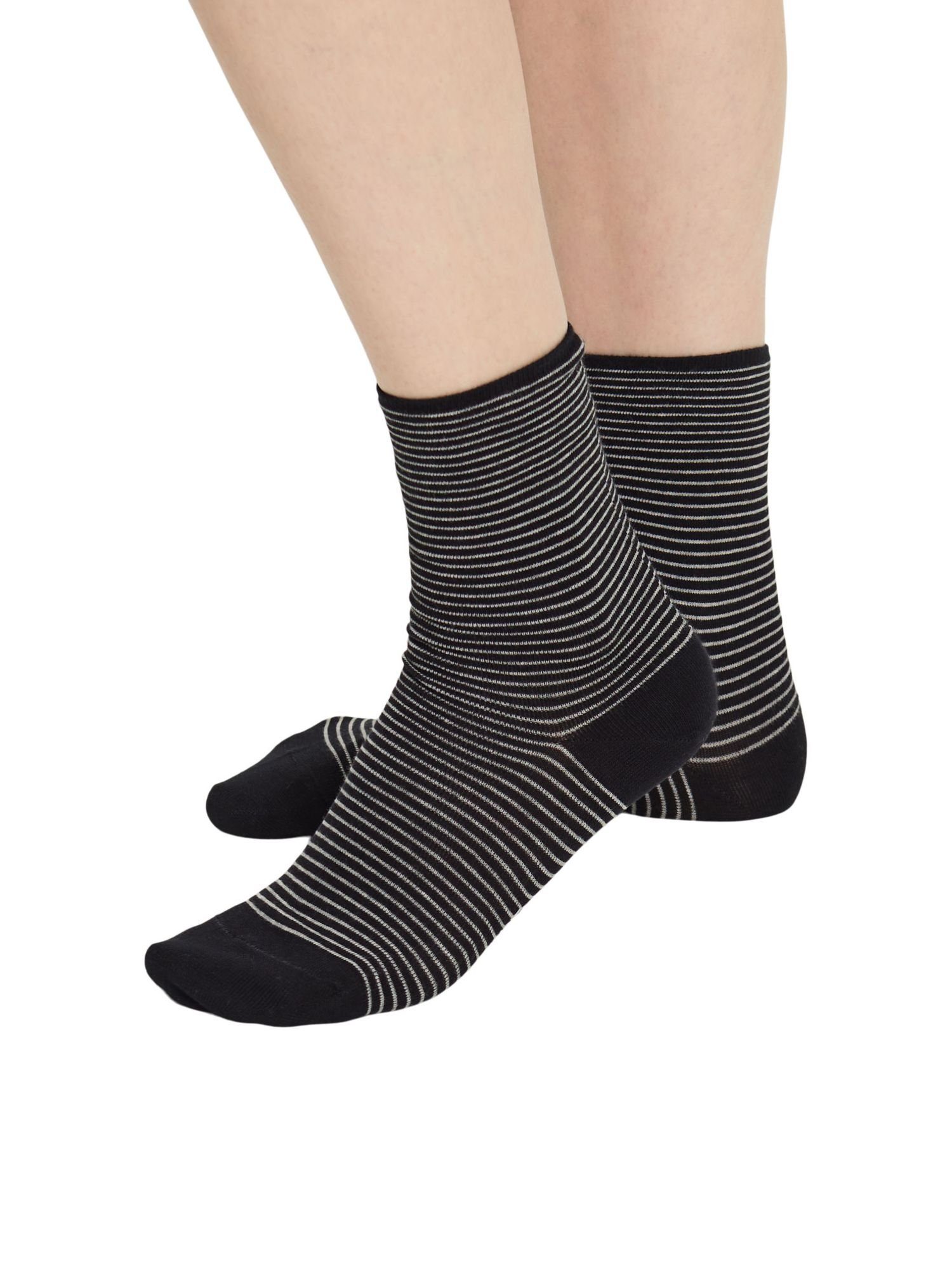 Esprit Socken 5er-Set gemusterte Socken BLACK