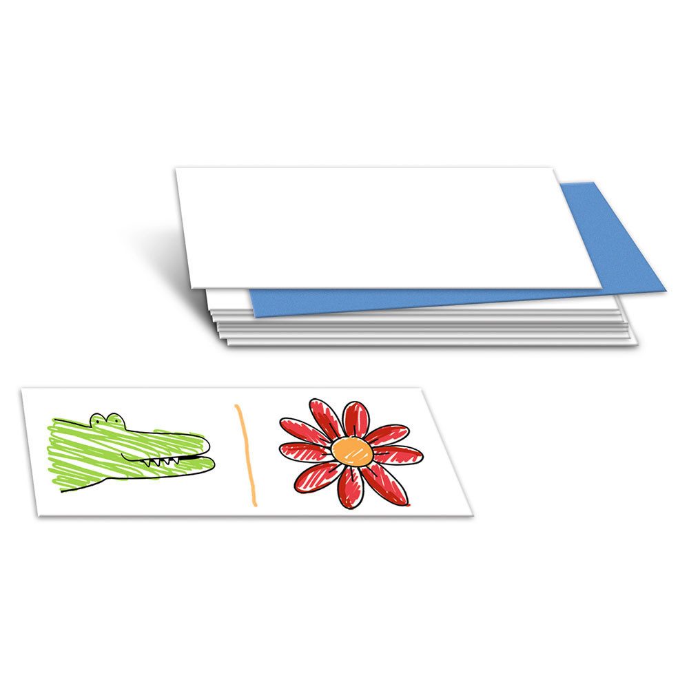 Thumbnail - URSUS Bastelnaturmaterial URSUS Blanko Domino Karten, 45x90mm, 60Stk.