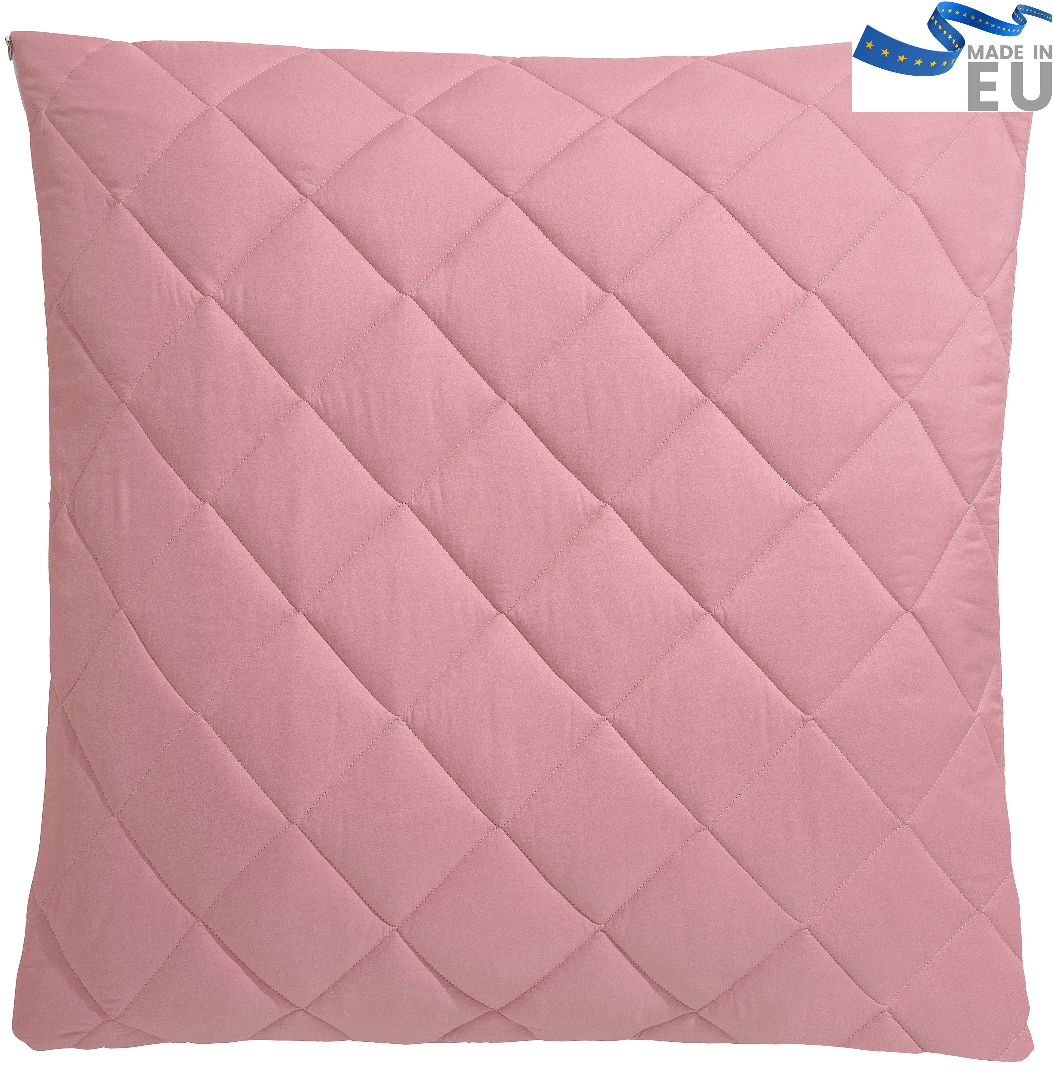 OTTO home Microfaserkissen Microlux Kopfkissen 40x80 cm, 80x80 cm, Füllung: 3D-Faserbällchen, Bezug: Microfaser-Feinbatist samtweich, Seitenschläfer, Rückenschläfer, Kissen, in den Farben: weiß, blau, rosa & grün