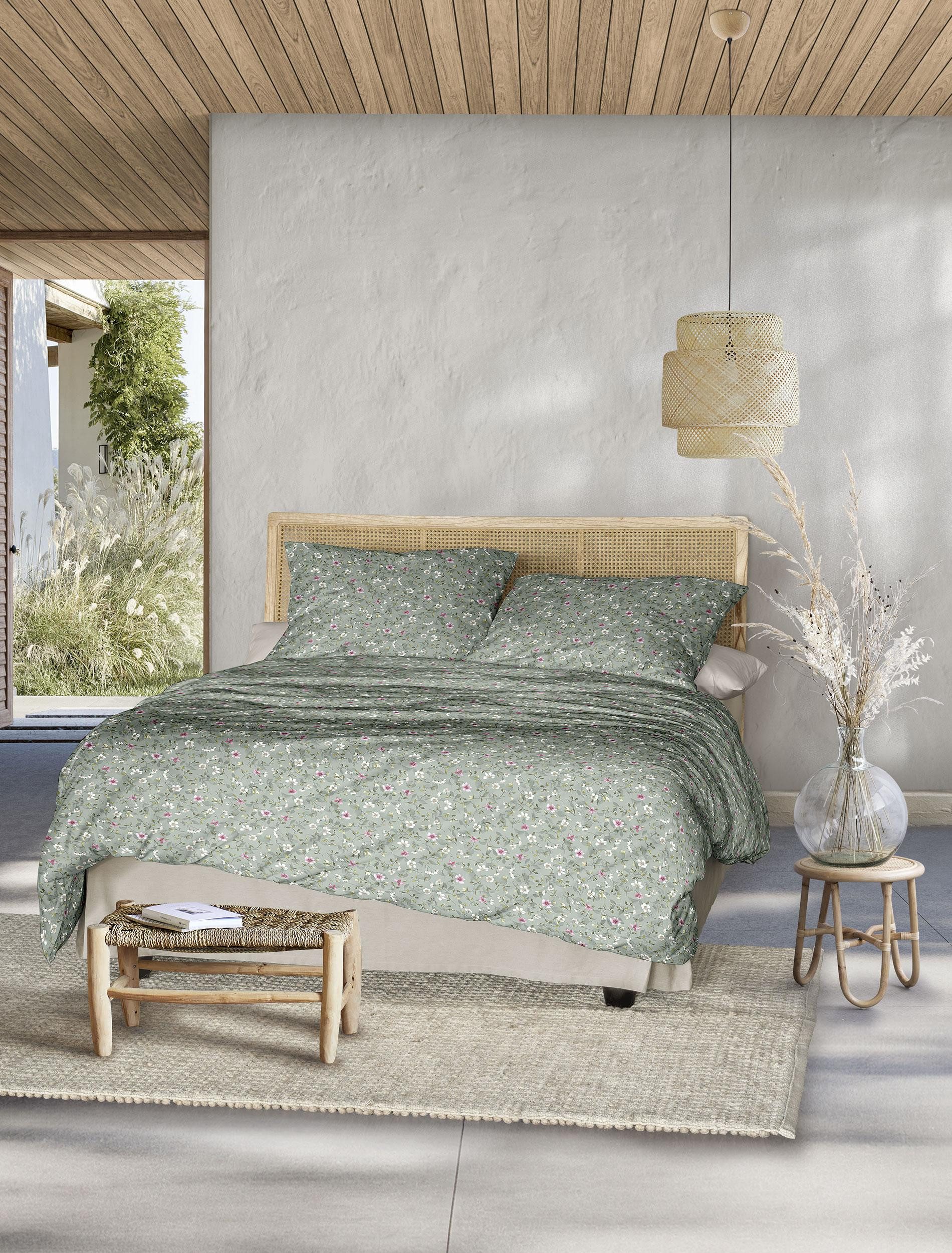 Irisette Bettwäsche Tokio 8567, Mako-Satin, 2 teilig, seidiger Glanz, besonders weich und hautschmeichelnd