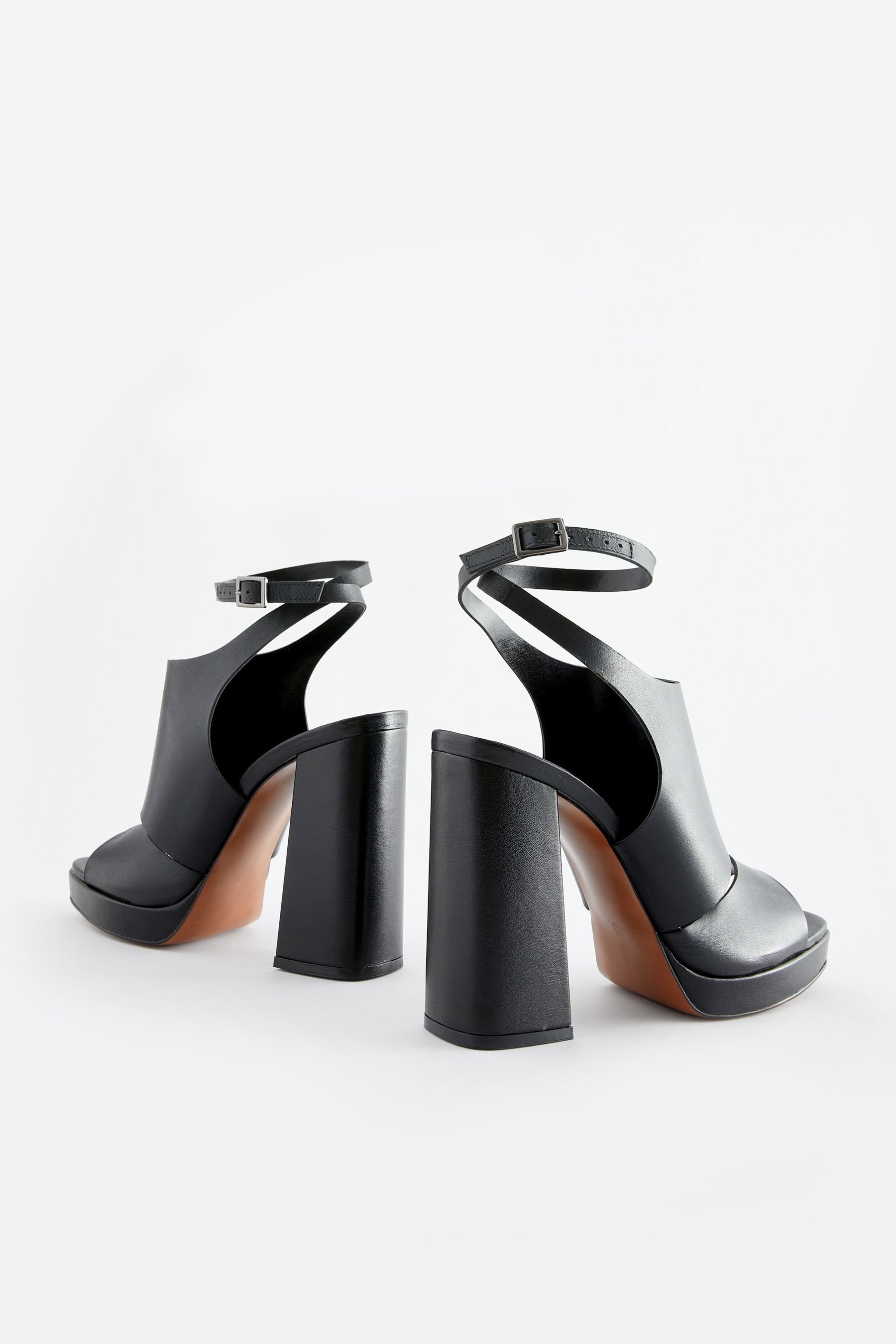 Next Signature Plateau-Stiefelschuhe aus Leder Stiefelette (1-tlg)