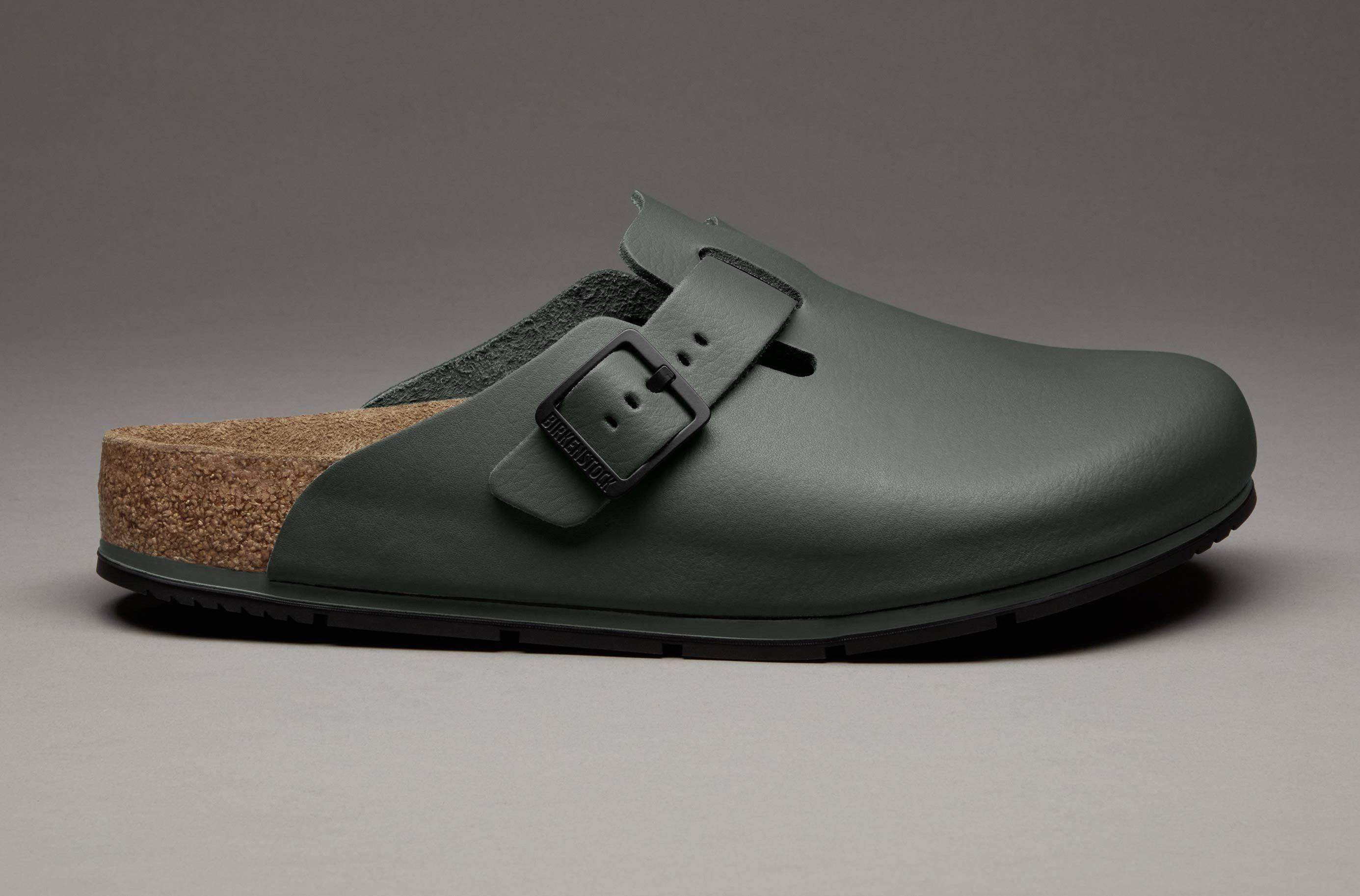 Birkenstock Damen Herren Boston Pro Hausschuhe Leder Pantoletten - Anatomischer Clog Zertifiziert EN ISO 20347:2043, Berufsschuhe für Medizin & Gastronomie – Bild 2 von 5