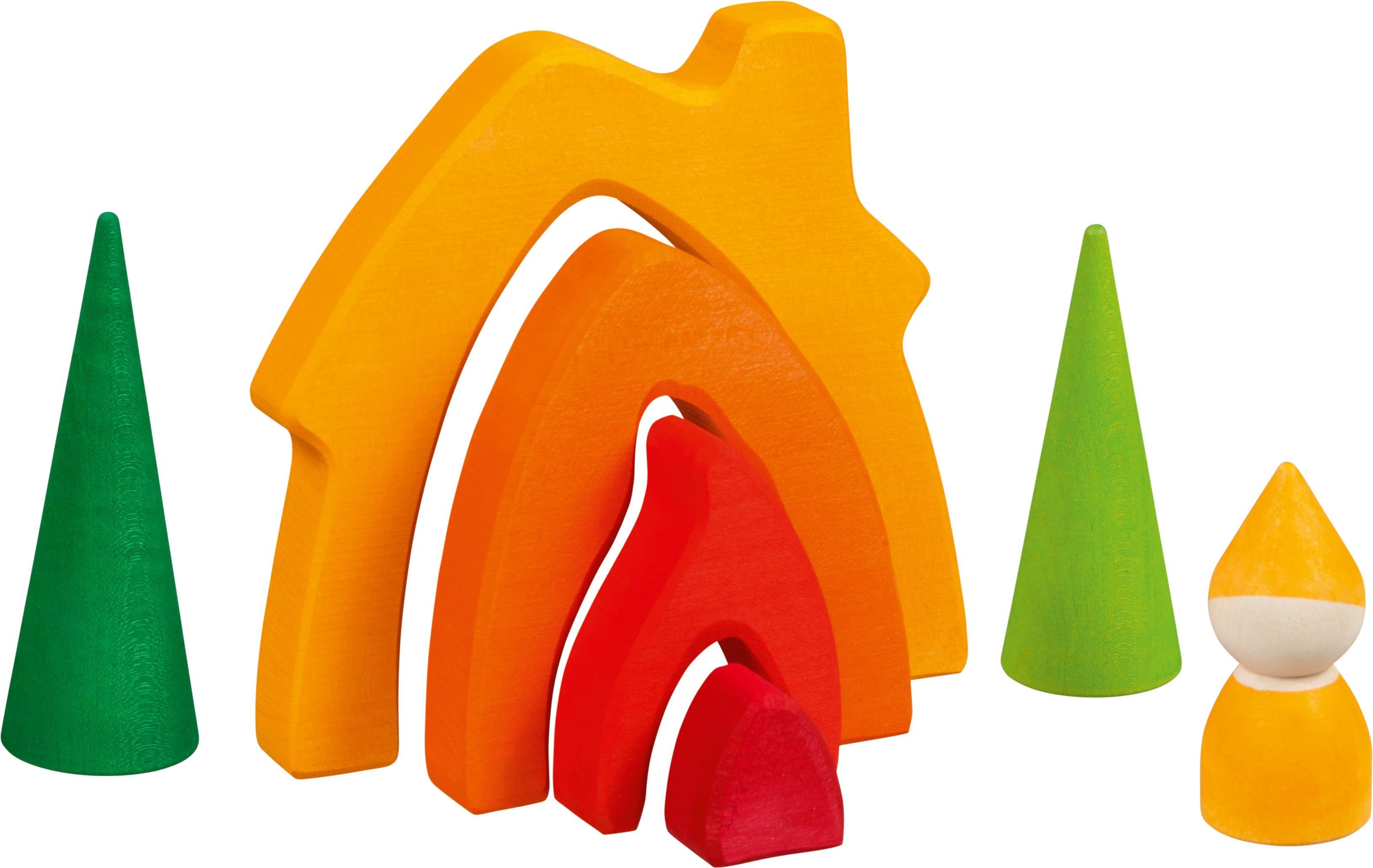 goki Zwergenhaus Spielbausteine, (7 St), goki evolution