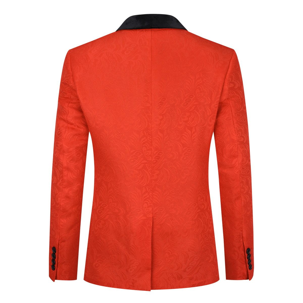 Allthemen Smoking (3 tlg) eleganter Herrenanzug Slim Fit Anzüge mit einem Knopf
