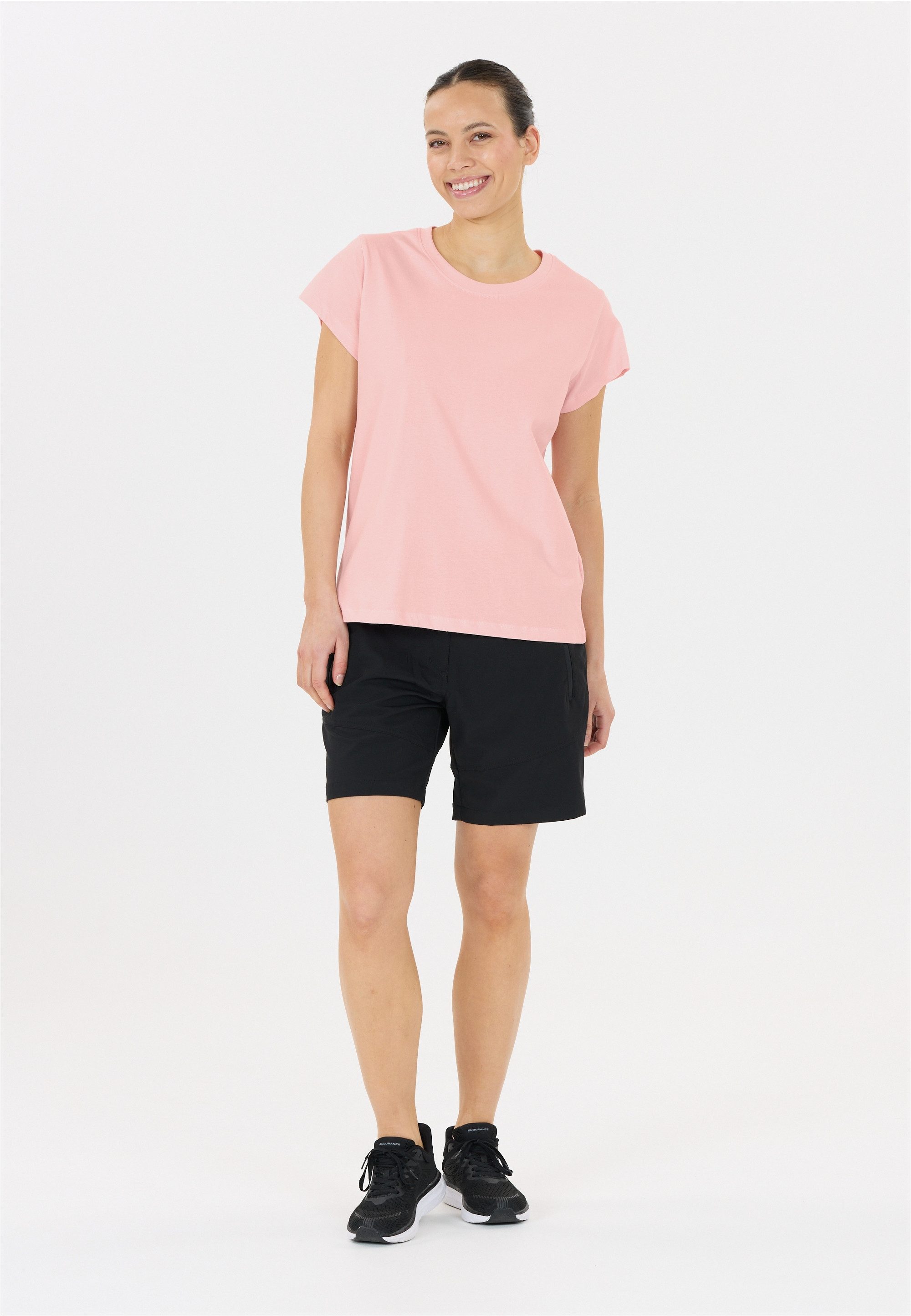 CRUZ Funktionsshirt Highmore im smarten Basic-Look aus reiner Baumwolle