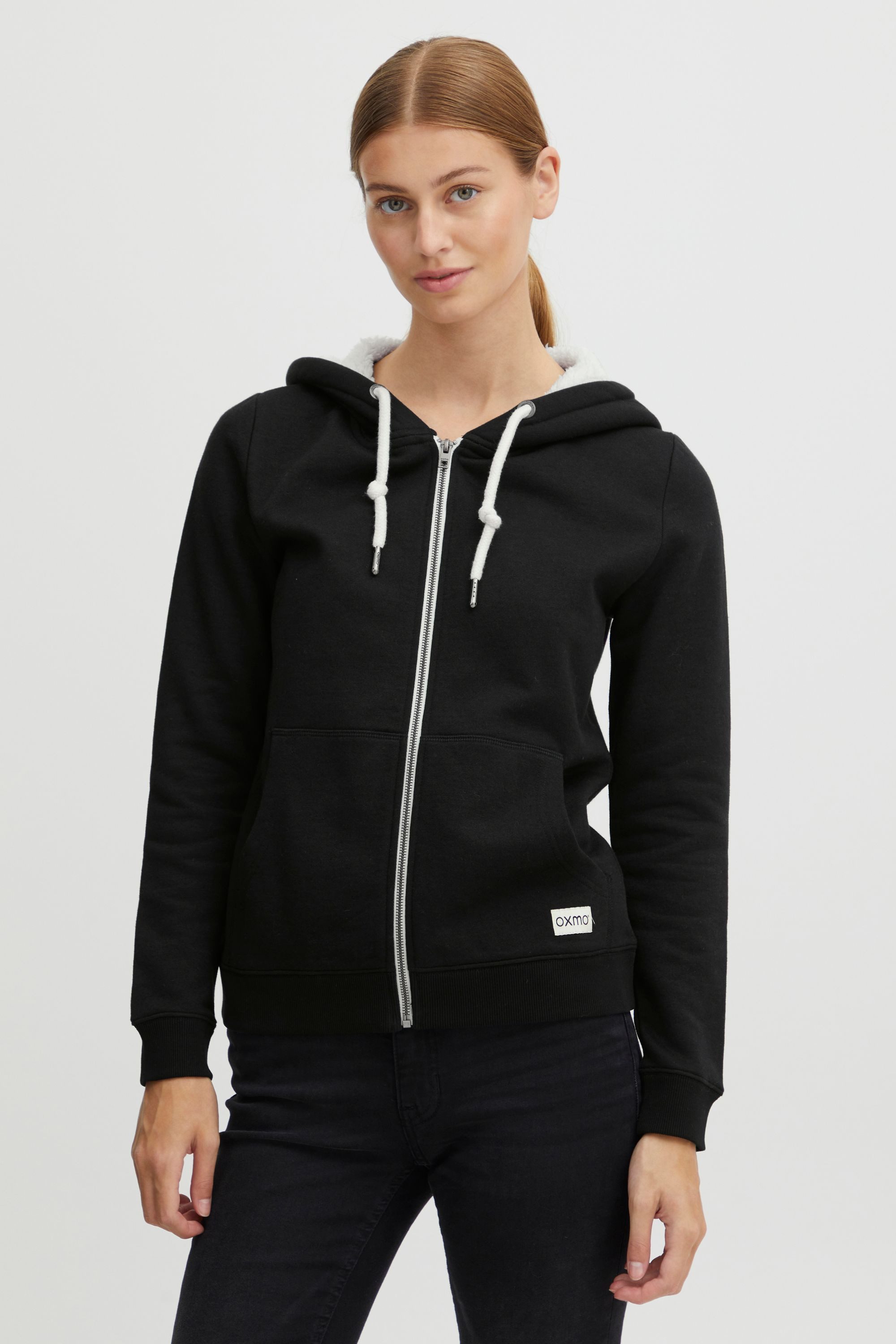 OXMO Kapuzensweatjacke OXBinja Hoodie Sweatjacke mit Teddy-Kapuze günstig online kaufen