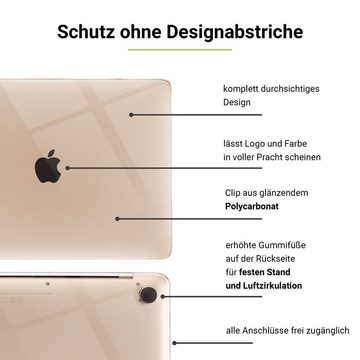 Artwizz Laptop-Hülle Clear Clip Schutzhülle, Hard Case, Transparent 12 Zoll, MacBook 12 Zoll