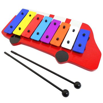 keepdrum Glockenspiel Feuerwehr Auto mit Lillis Glockenspiel Schule