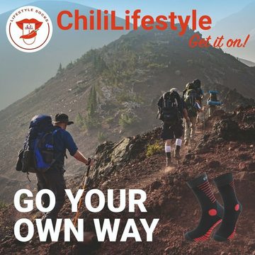 Chili Lifestyle Strümpfe Function Hike, 4 Paar, Wandern, Trekking, Funktionssocken