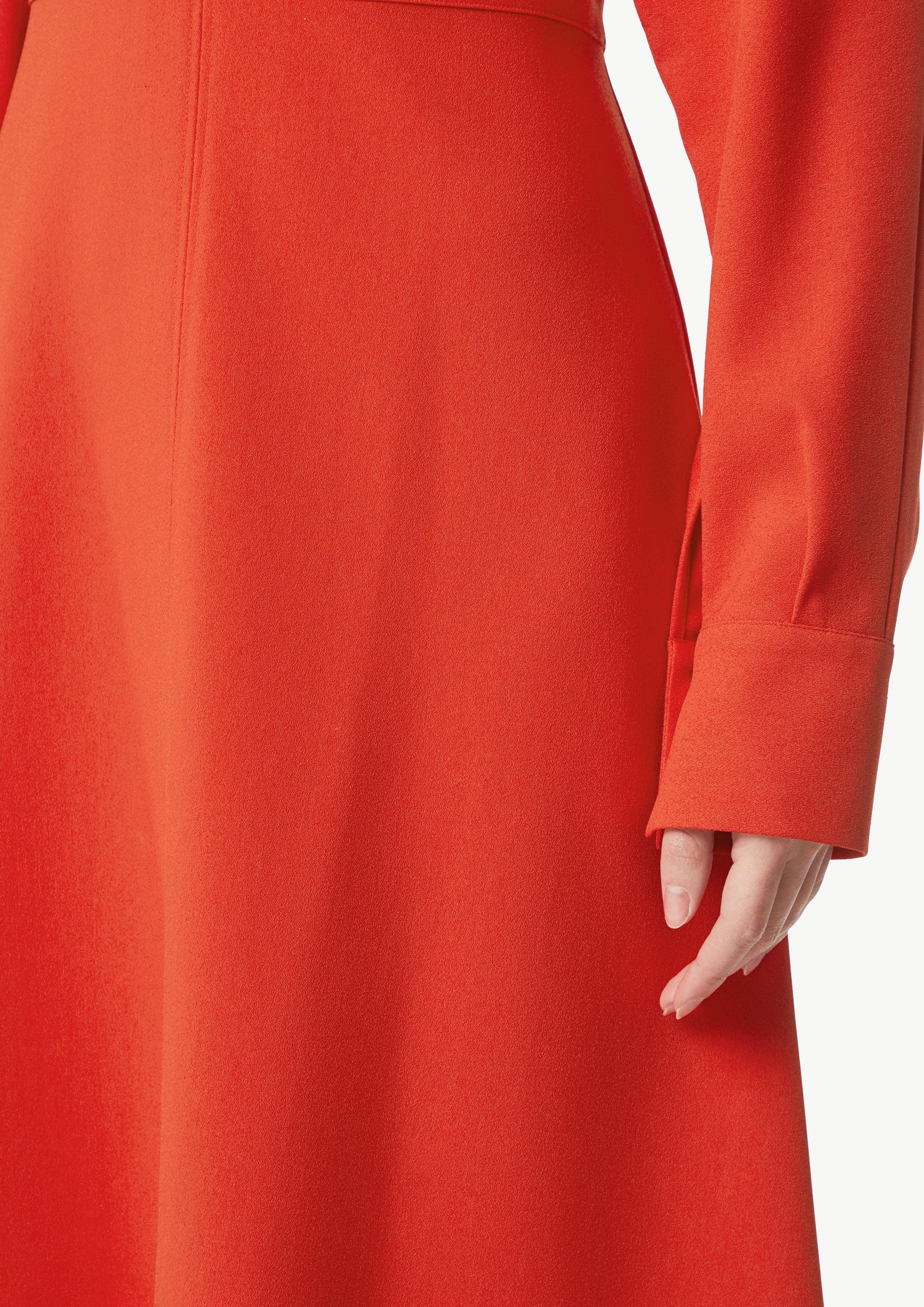 Comma Maxikleid Fließendes Crepe-Kleid mit Fledermausarm günstig online kaufen