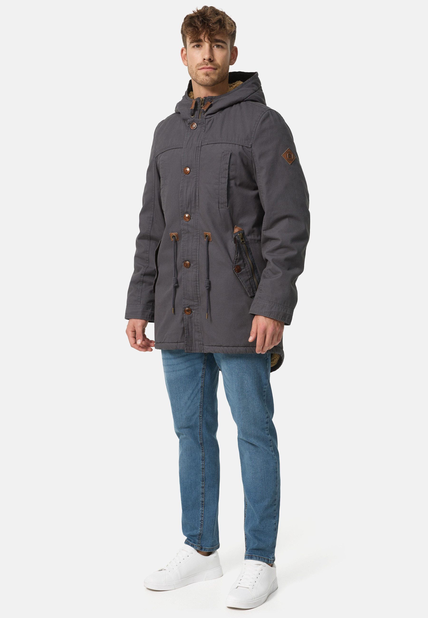 Indicode Winterjacke Herren Barge Jacke Winter Herrenjacke