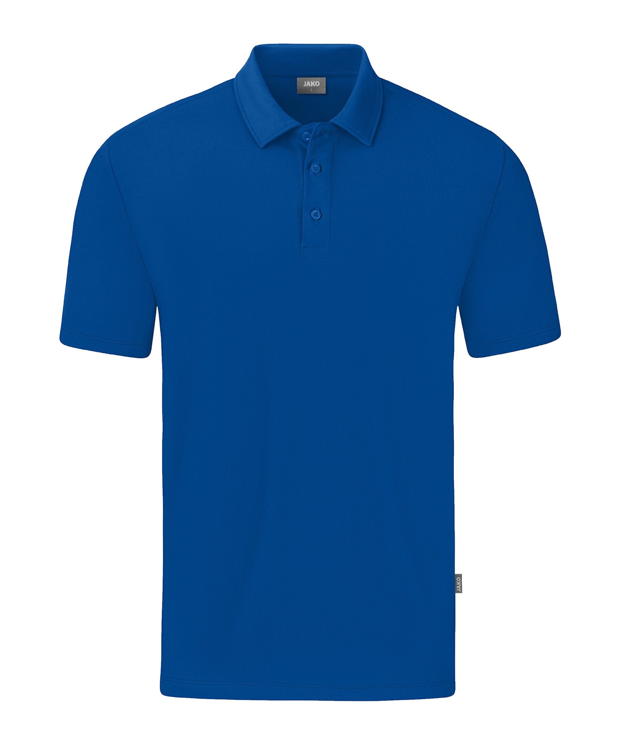 Jako T-Shirt Organic Stretch Polo Shirt default blau