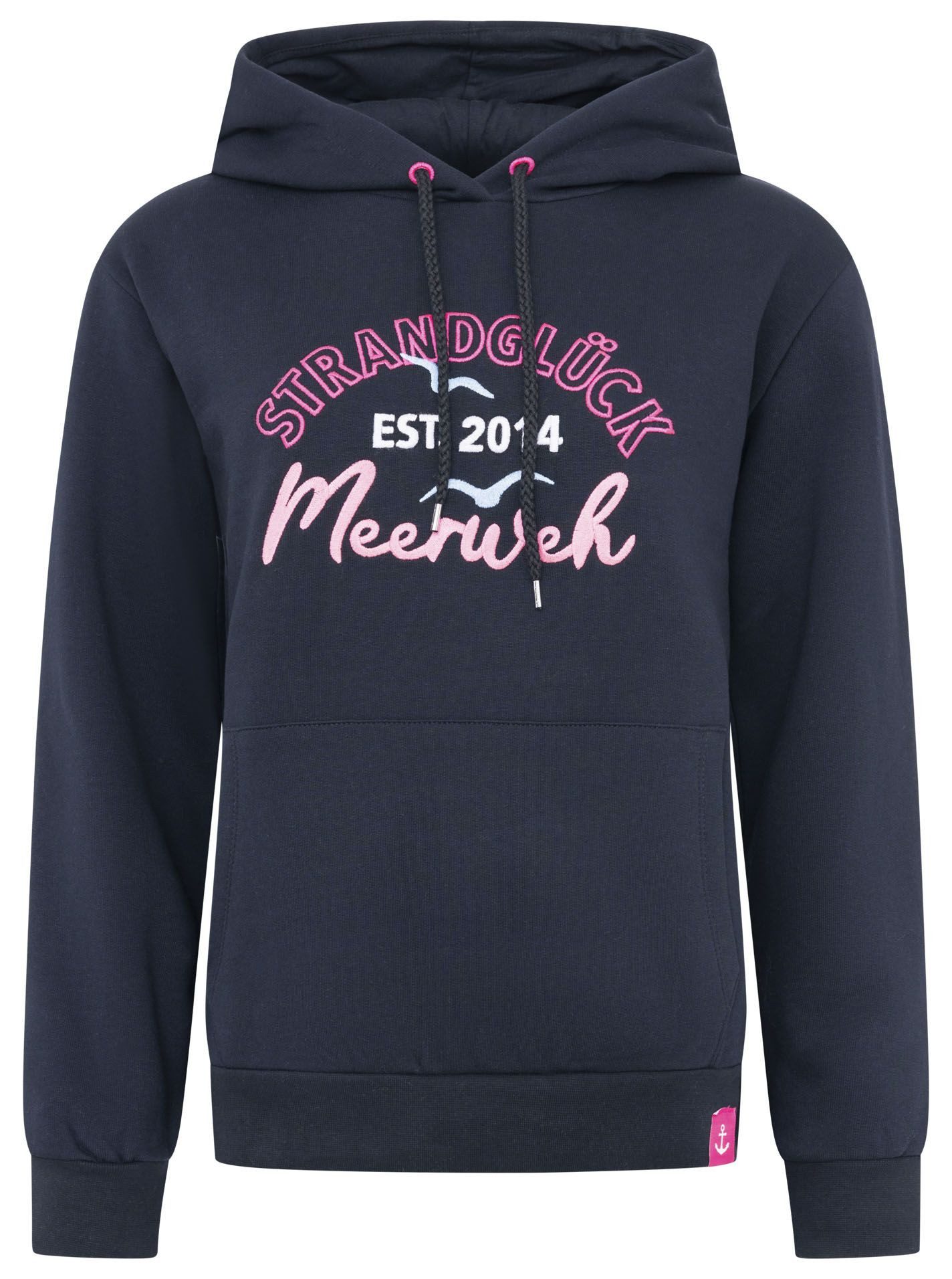 Zwillingsherz Kapuzensweatshirt BW „Meerweh“ günstig online kaufen