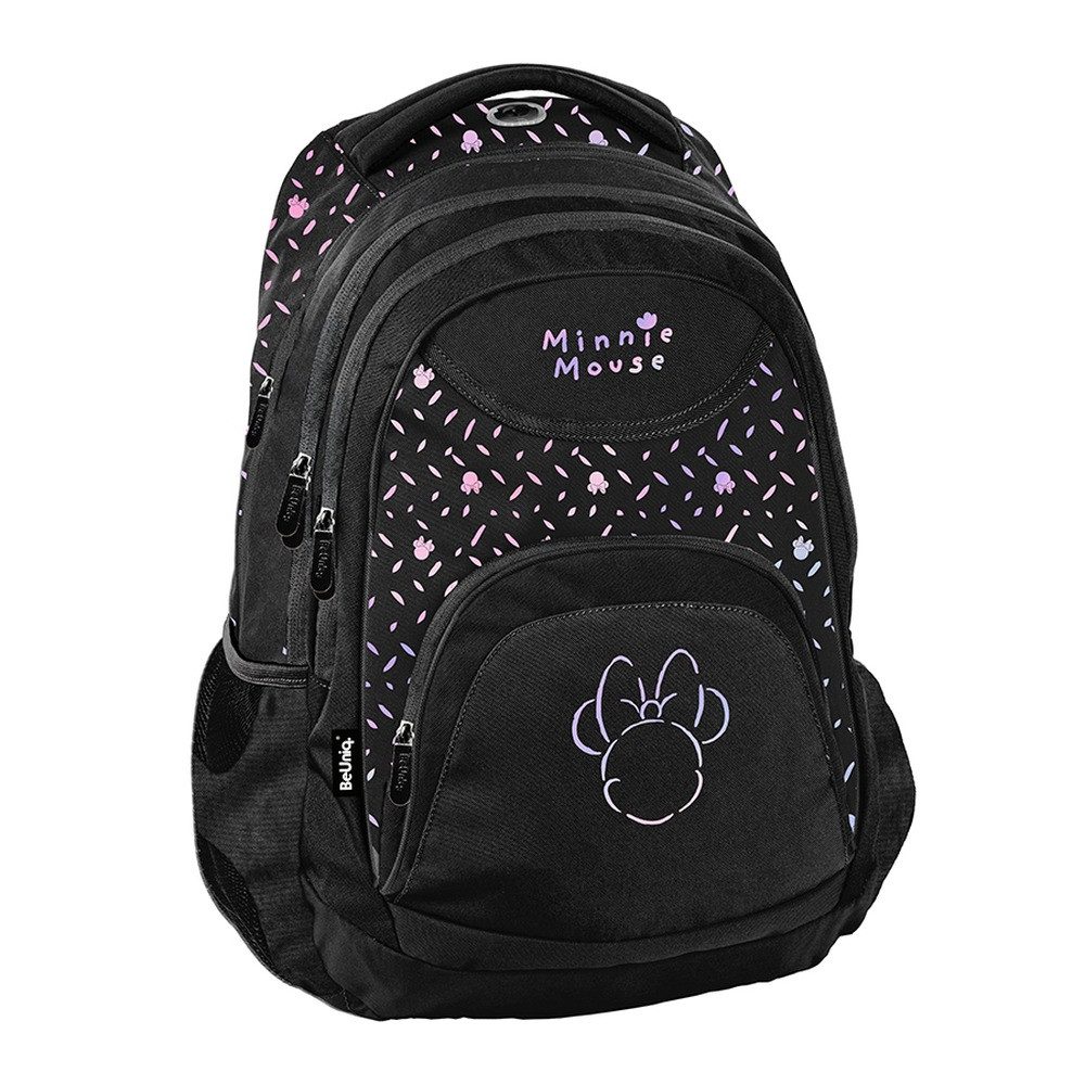 PASO Schulrucksack (Schulset, 3-tlg), Minnie Maus Schulset 3-teilig – Schwarz
