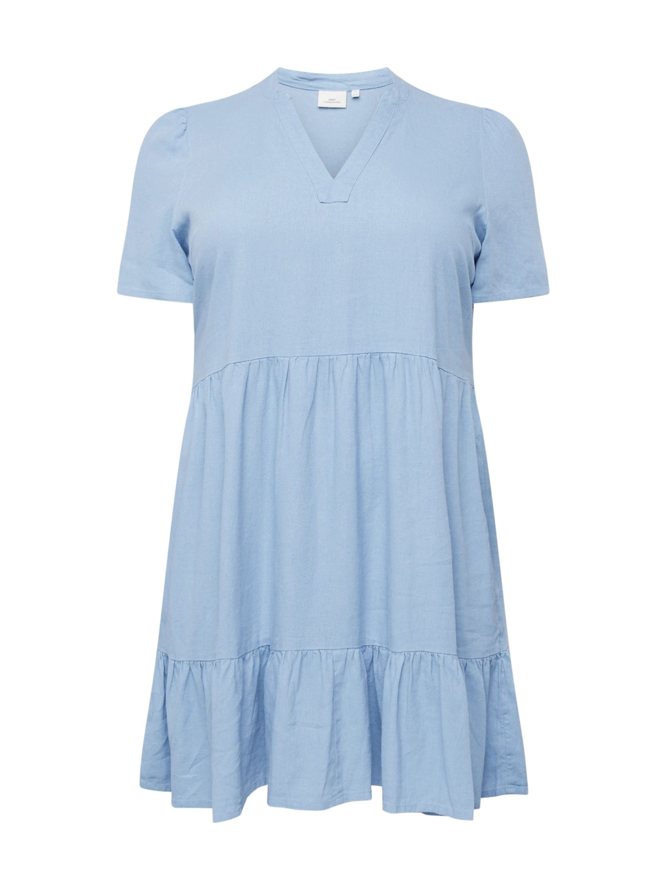 ONLY CARMAKOMA Midikleid TIRI (1-tlg) Volant günstig online kaufen
