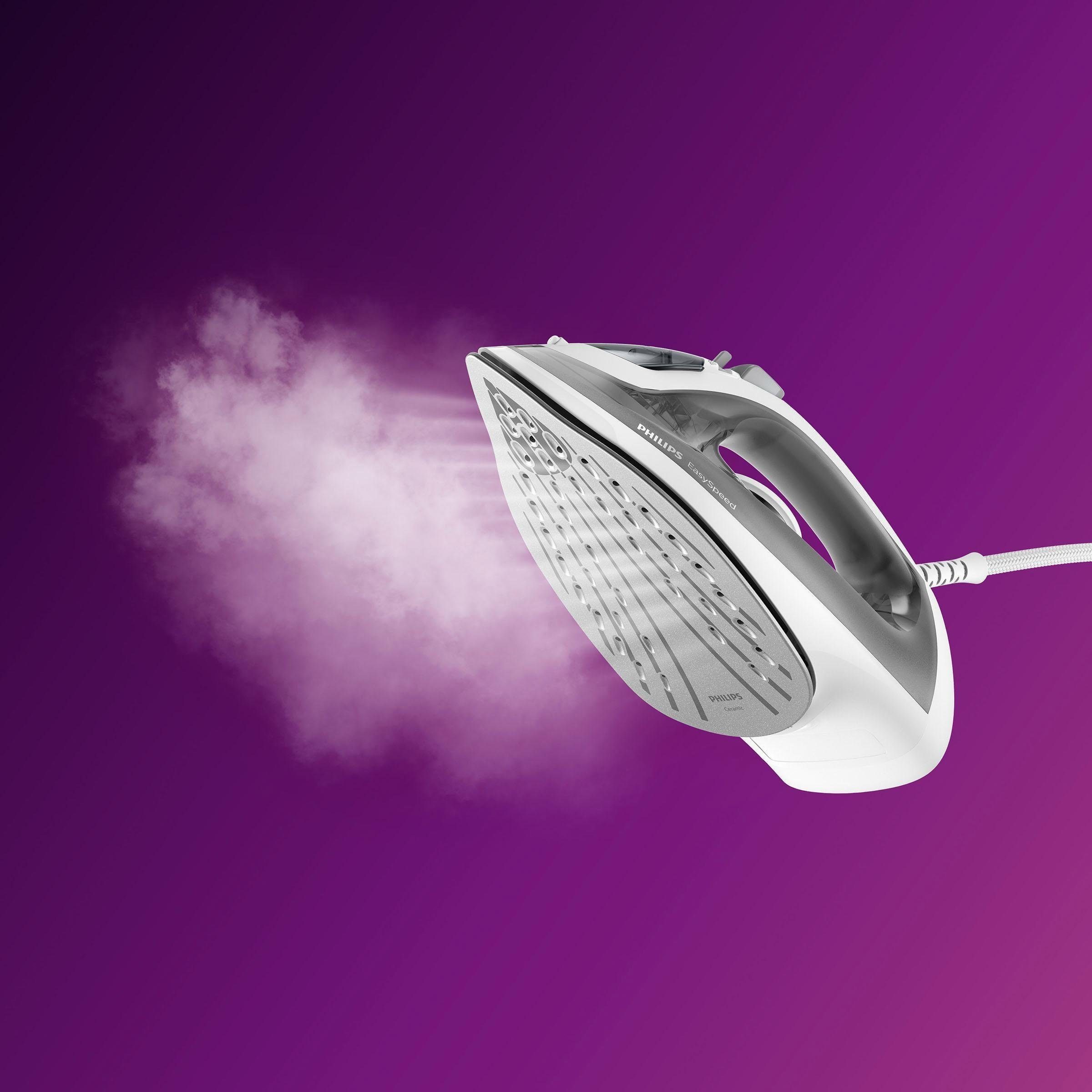 Philips Dampfbügeleisen GC1751/80 EasySpeed, 2000 W, Keramik Bügelsohle, mit 220 ml Wassertank und 100 g Dampfstoß