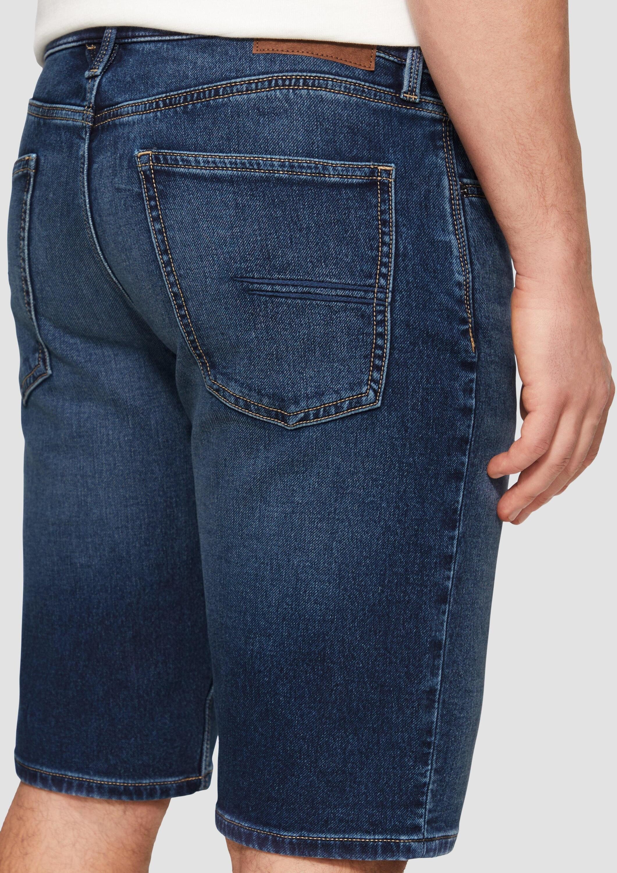 s.Oliver Jeansshorts Jeans-Hose Jeans-Shorts / Regular Fit / Mid Rise / Straight Leg