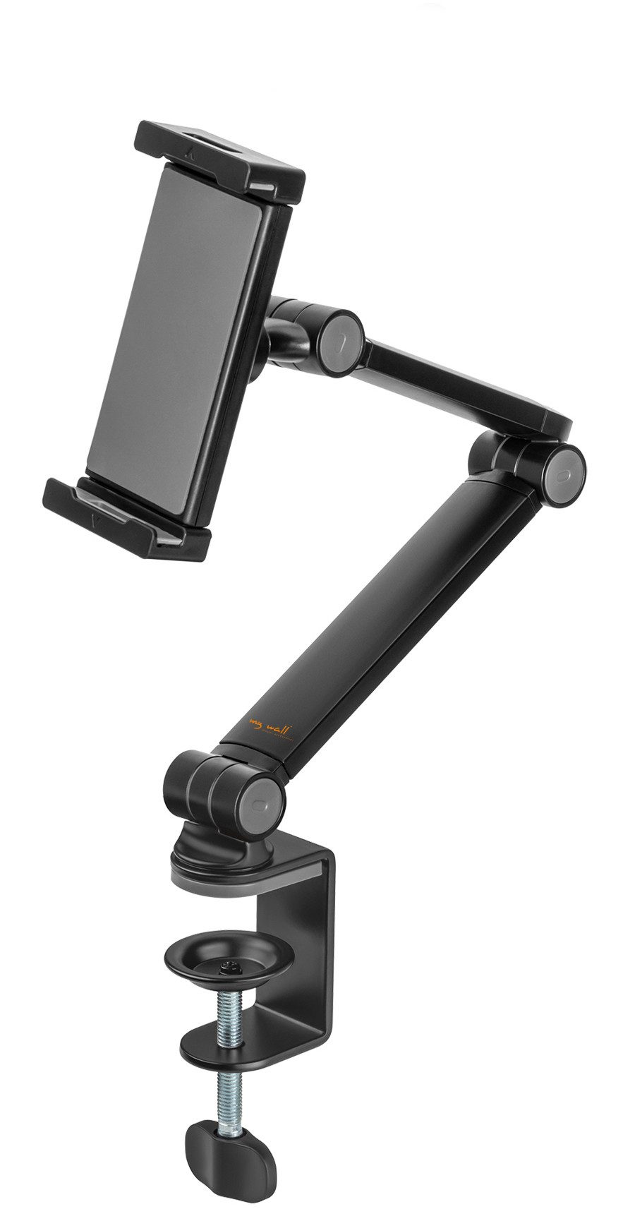 my wall Tablet-Halterung HT33L, (bis 12.9 Zoll, drehbar, neigbar, schwenkbar, Schraubklemme zu befestigen)
