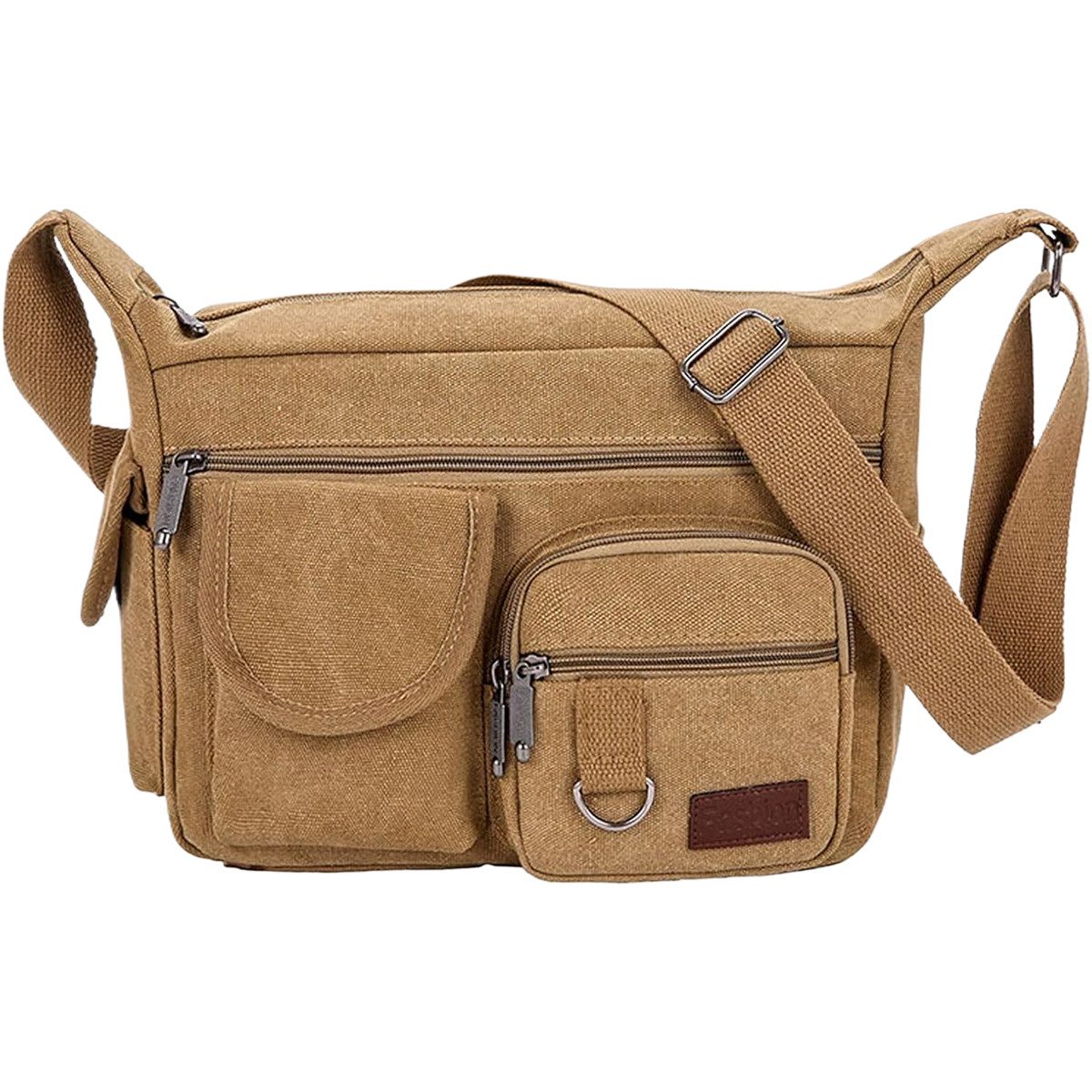 MOPUEA Umhängetasche Herren Canvas Crossbody Tasche mit großer Kapazität (1-tlg)
