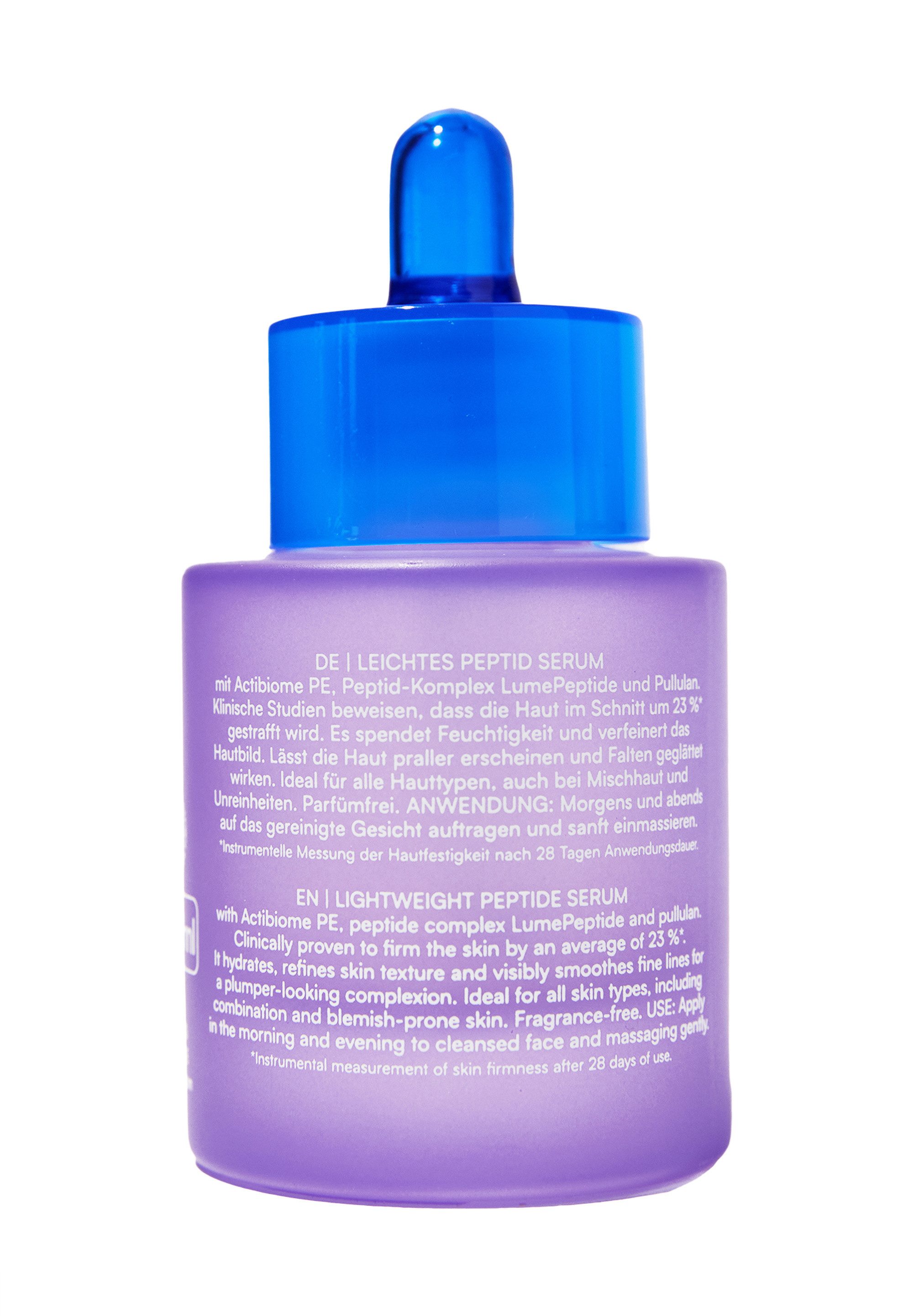 salted. Anti-Falten-Serum Straffendes Peptid Serum Peptide Pull, Leichtes Peptid Serum mit Actibiome PE, Peptid-Komplex und Pullulan