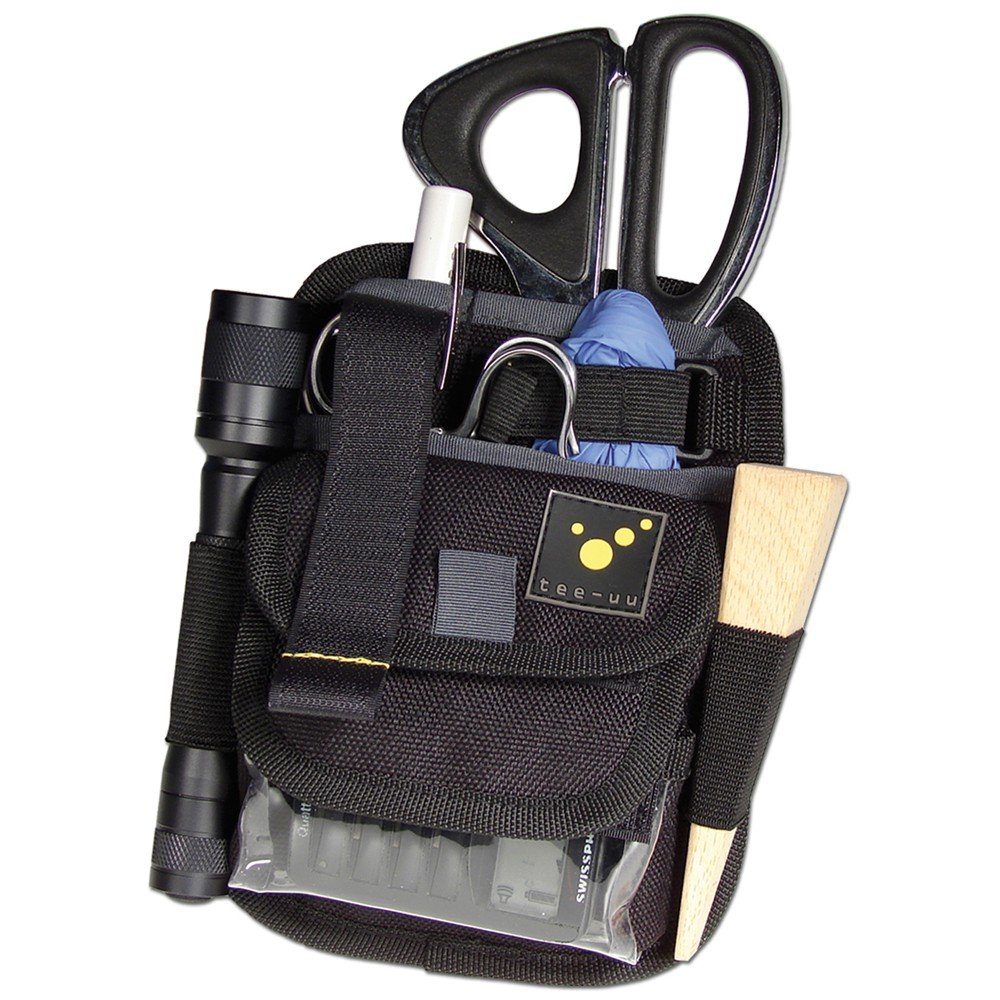 tee-uu Arzttasche tee-uu MEDIC Rettungsdienst-Holster 19 x 14,5 x 5 cm mit GLOVE-FIX