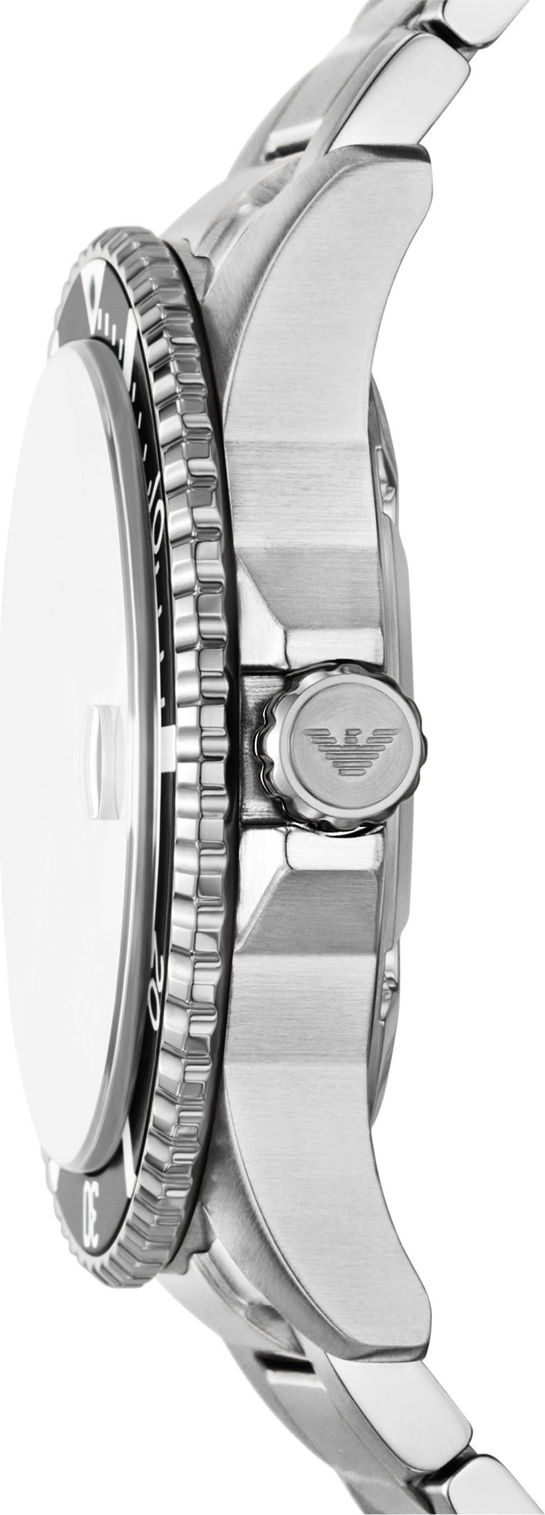 Emporio Armani Quarzuhr AR11683, Armbanduhr, Herrenuhr, Edelstahlarmband, a günstig online kaufen