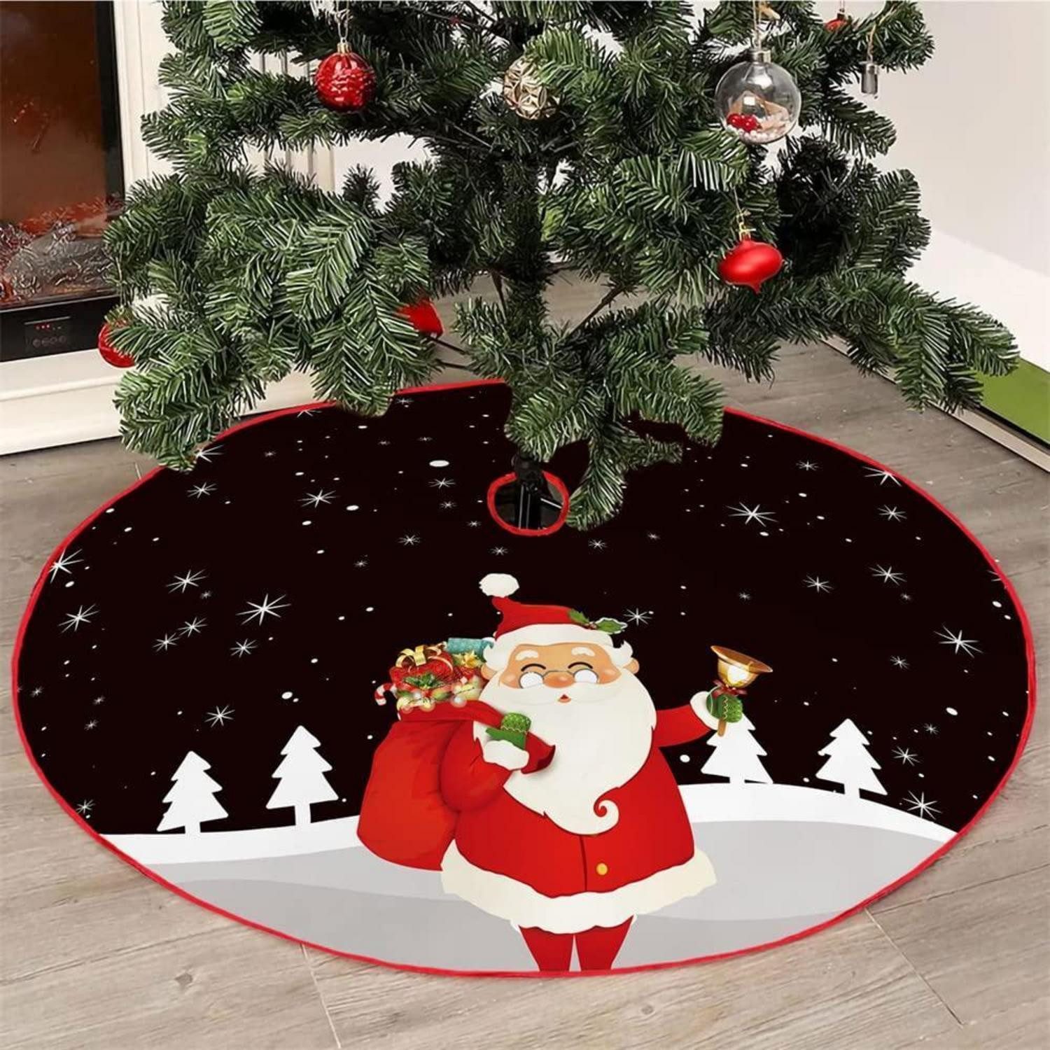 LuxusKollektion Weihnachtsbaumdecke Weihnachtsbaumdecke Glocken 90cm