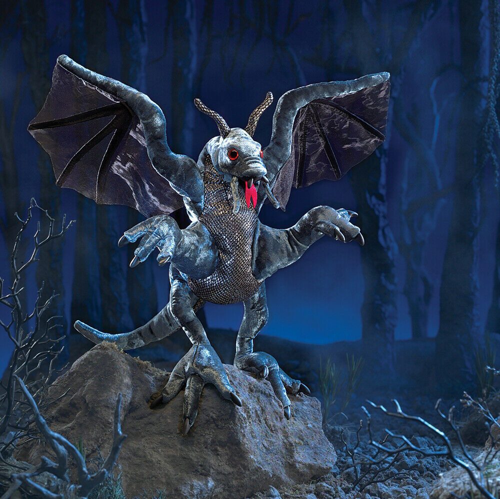 Folkmanis Handpuppen Handpuppe Folkmanis Drachenwesen / Jabberwock 3091 (Packung)