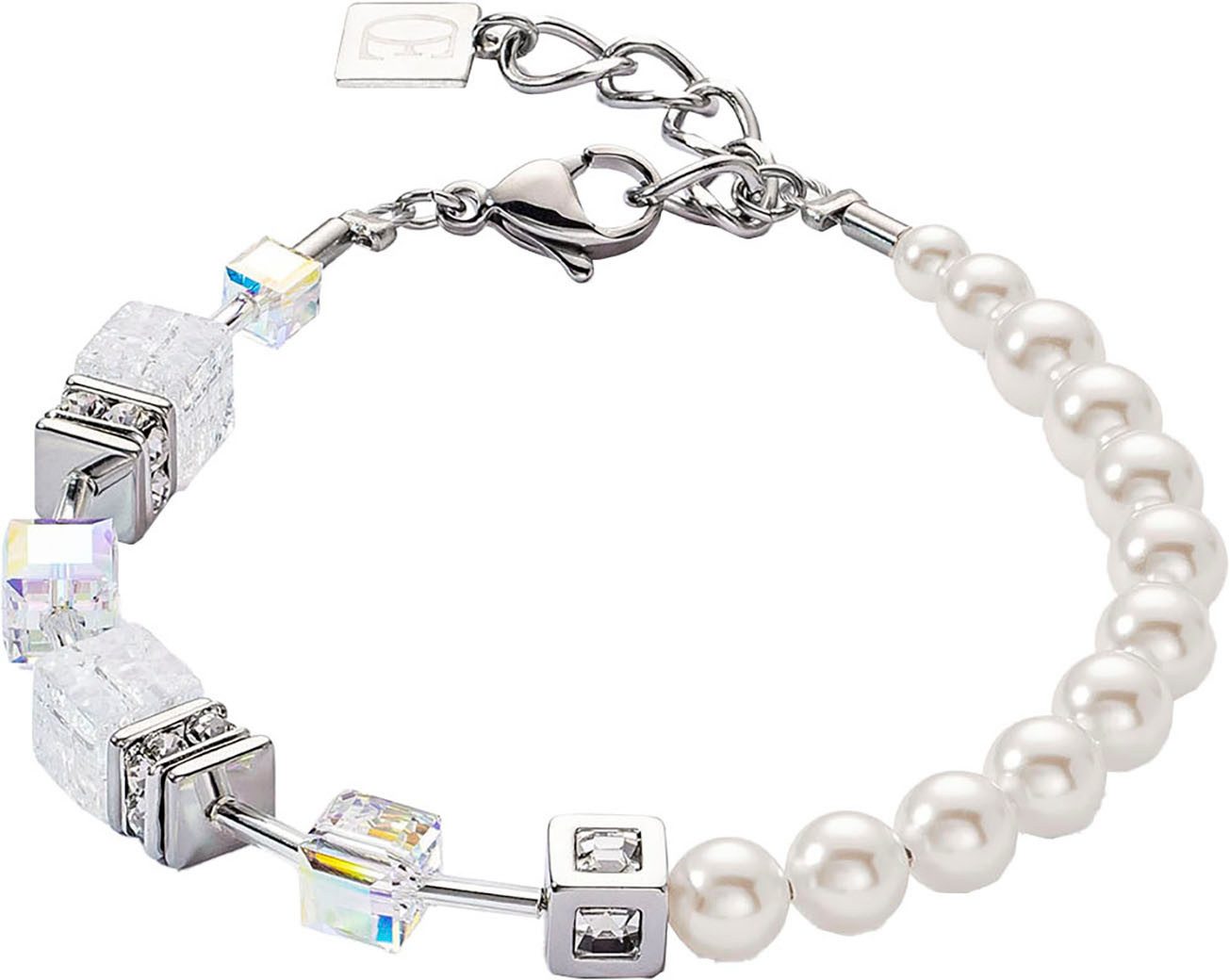 COEUR DE LION Armband Schmuck Edelstahl GeoCUBE® Precious Fusion Pearls Wür günstig online kaufen