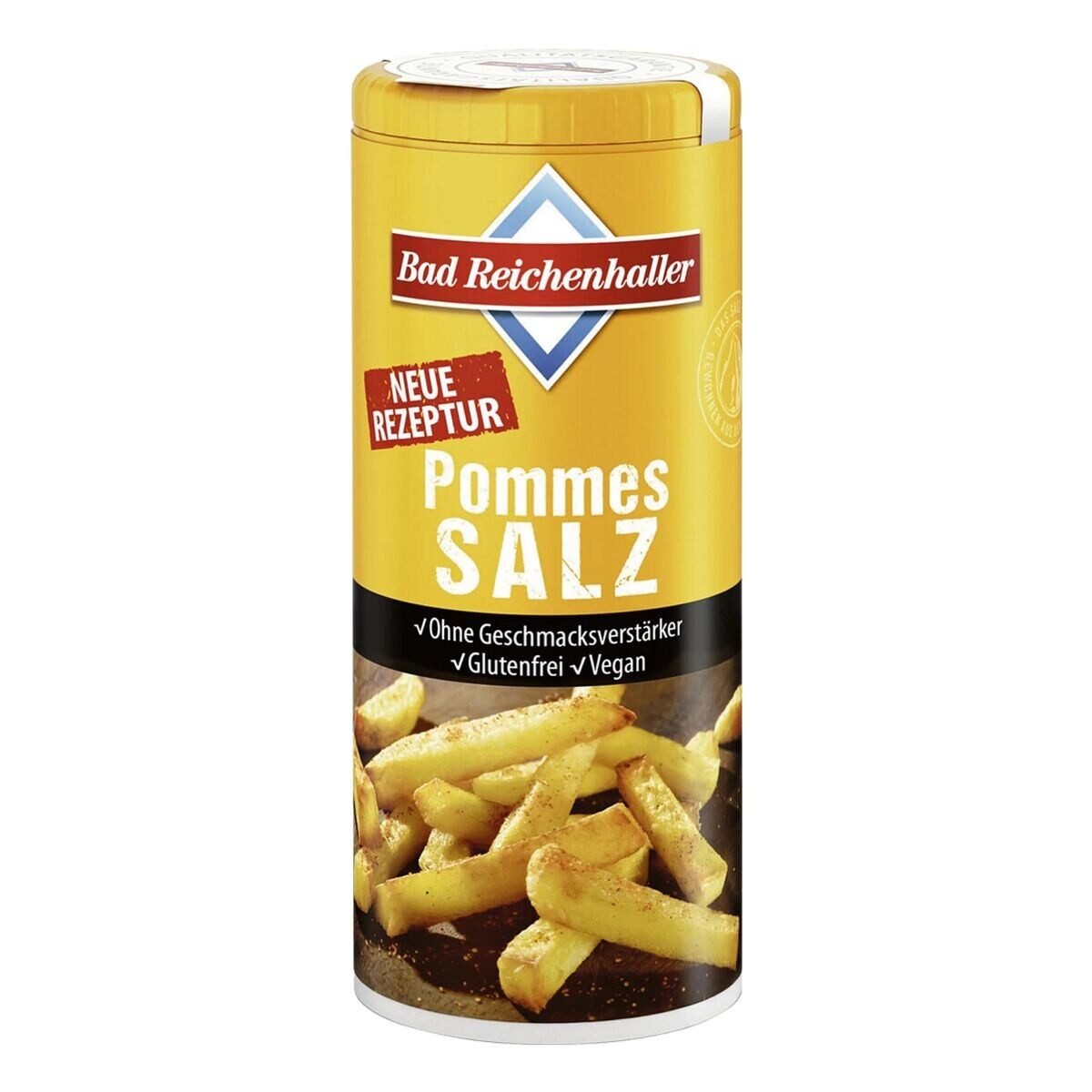Bad Reichenhaller Gewürz Pommessalz, 90 g, mit Jod & Folsäure