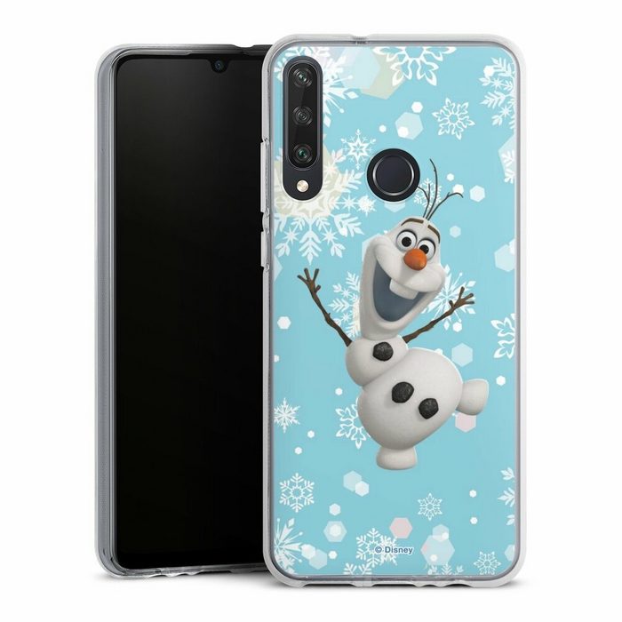 DeinDesign Handyhülle Frozen Olaf Disney Offizielles Lizenzprodukt Frozen Olaf Huawei Y6p Silikon Hülle Bumper Case Handy Schutzhülle