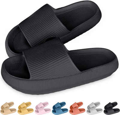 Mrichbez Schlappen,Cozy Slides,Schlappy Hallenschuh Hausschuh (1-tlg., Badeschuhe) Hüttenschuhe