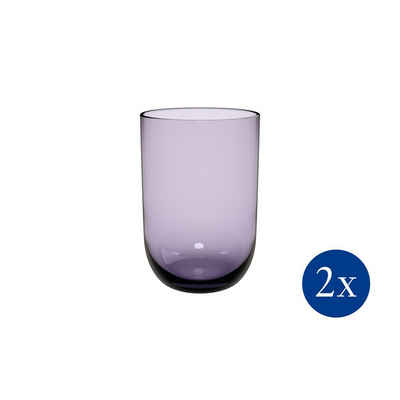 like. by Villeroy & Boch Longdrinkglas Like Lavender Longdrinkbecher, 385 ml, 2 Stück, Glas