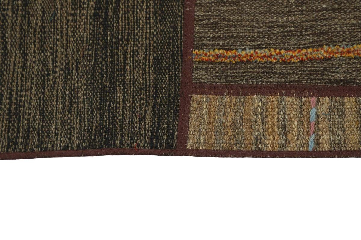 / Orientteppich Orientteppich mm 4 Trading, Nain 139x201 Höhe: Handgewebter Kelim Patchwork Perserteppich, rechteckig,